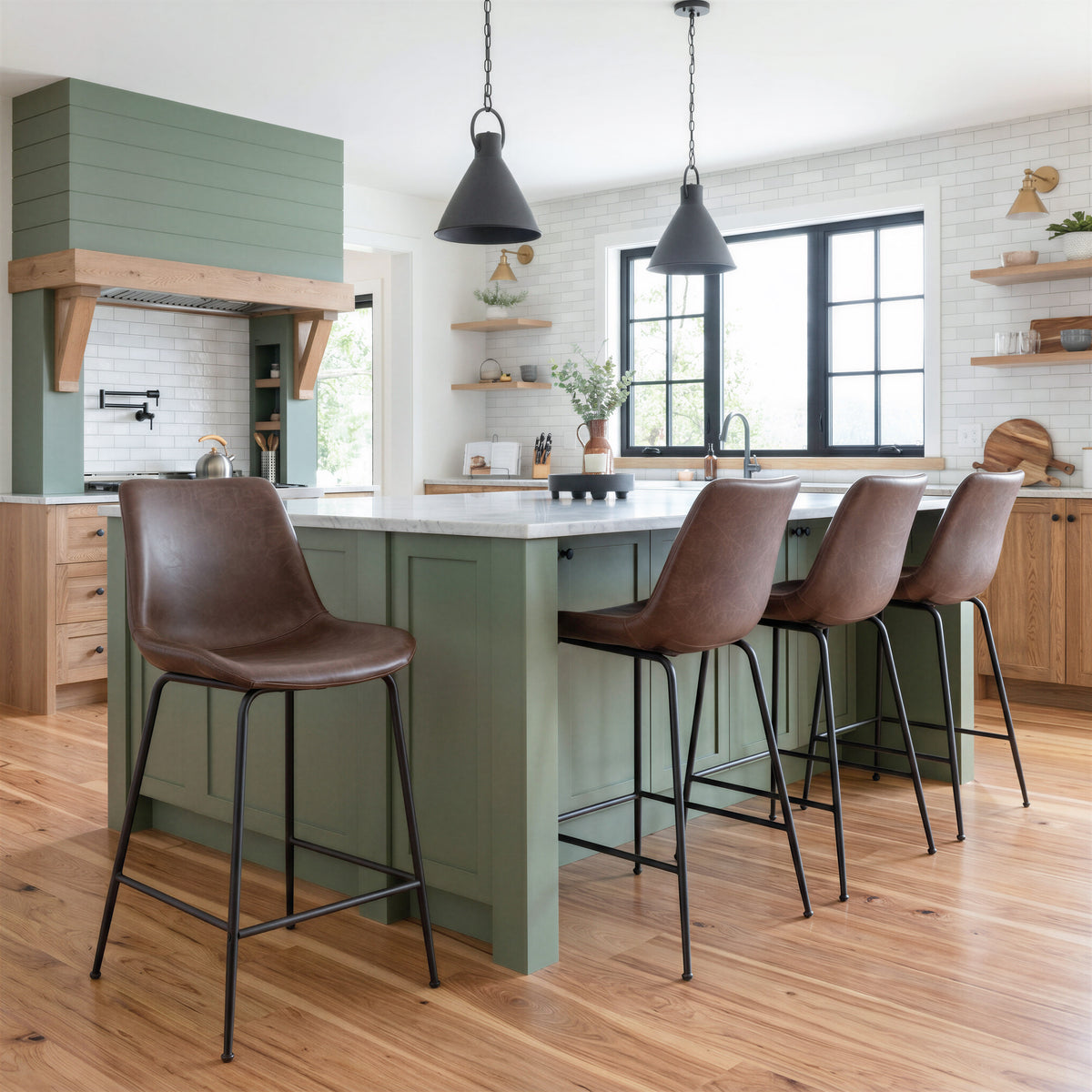Zuo Byron Counter Stool – Brown