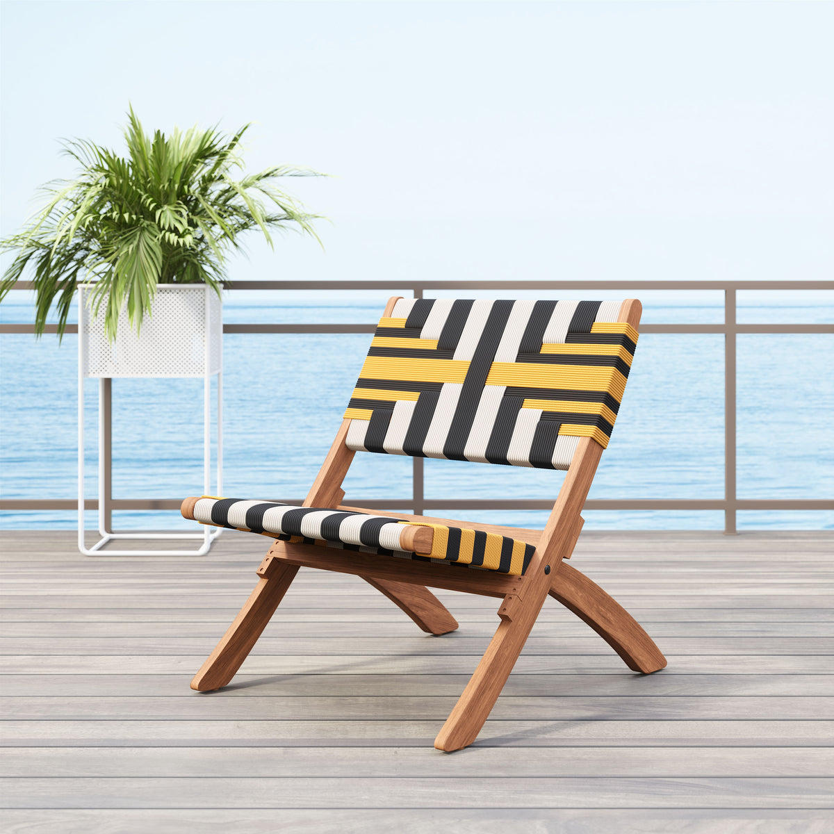 Zuo Sunbeam Outdoor Lounge Chair – Multicolor