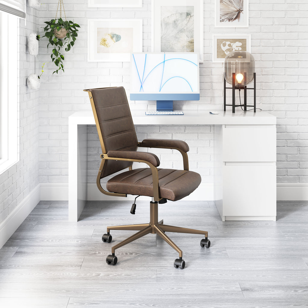 Zuo Auction Executive Office Chair – Espresso