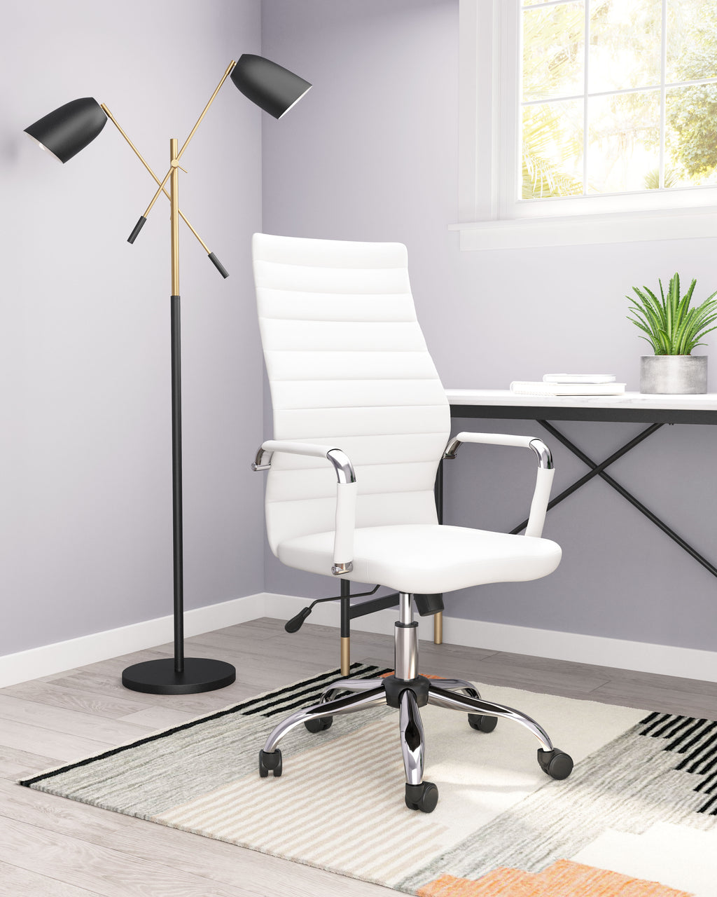Zuo Primero Executive Office Chair – White
