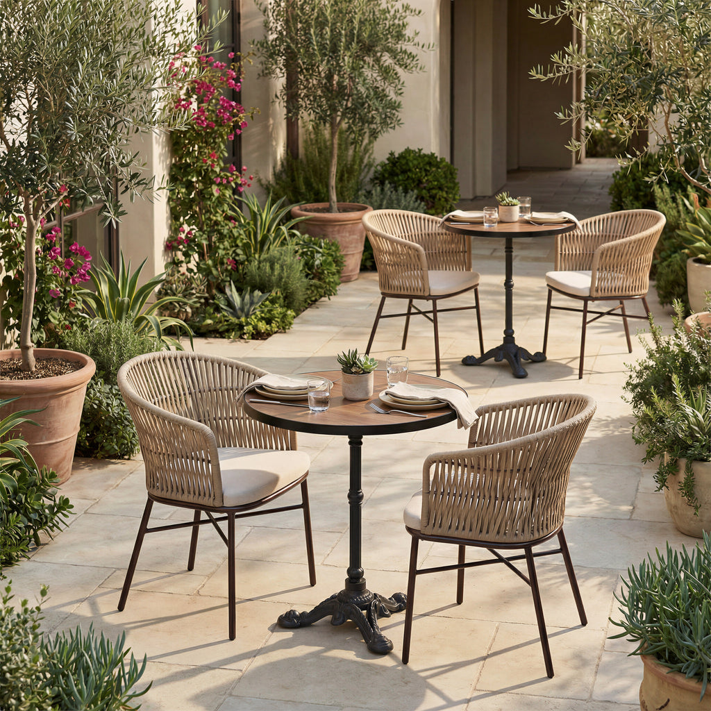 Zuo Gazebo Outdoor Dining Table – Walnut