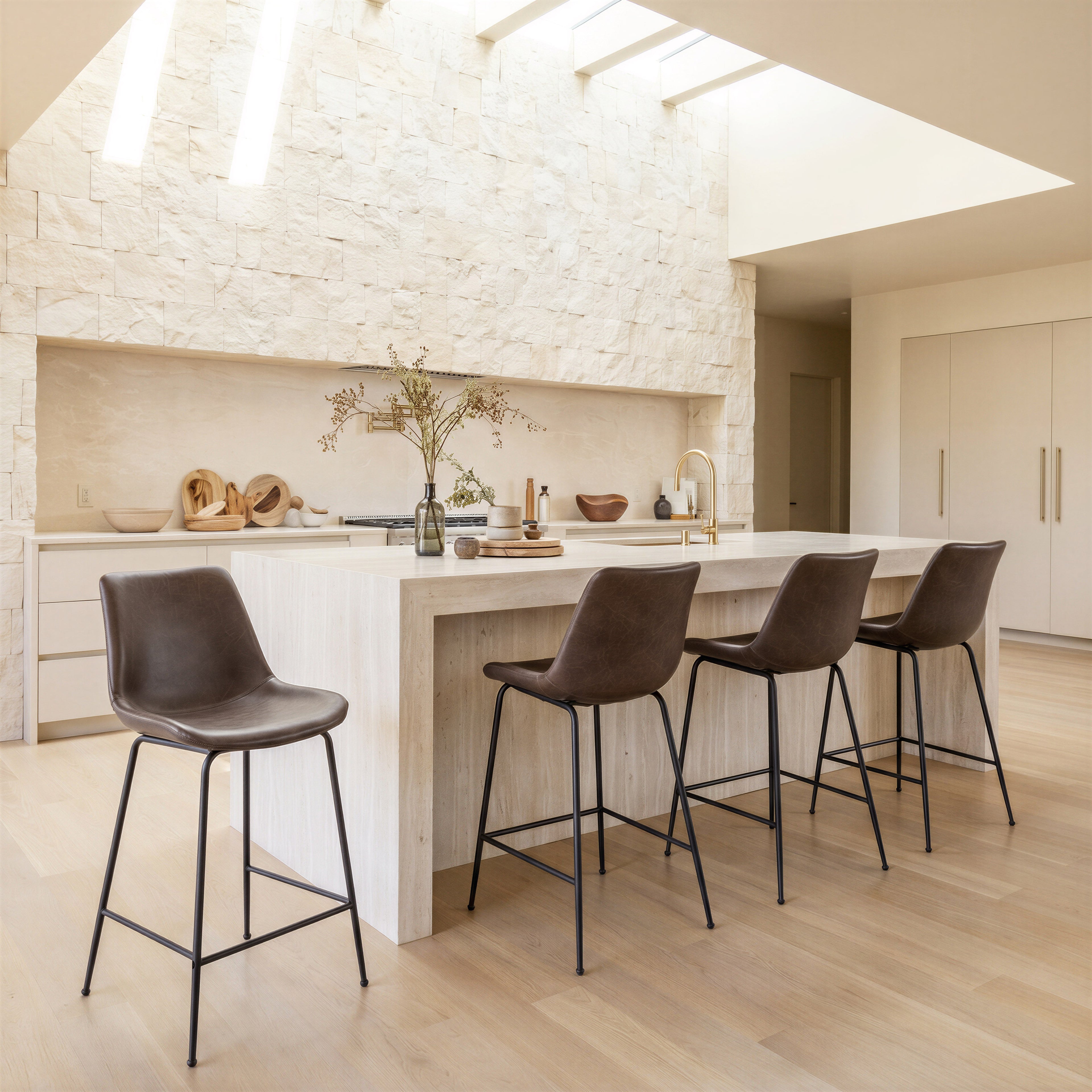 Zuo Byron Counter Stool – Brown