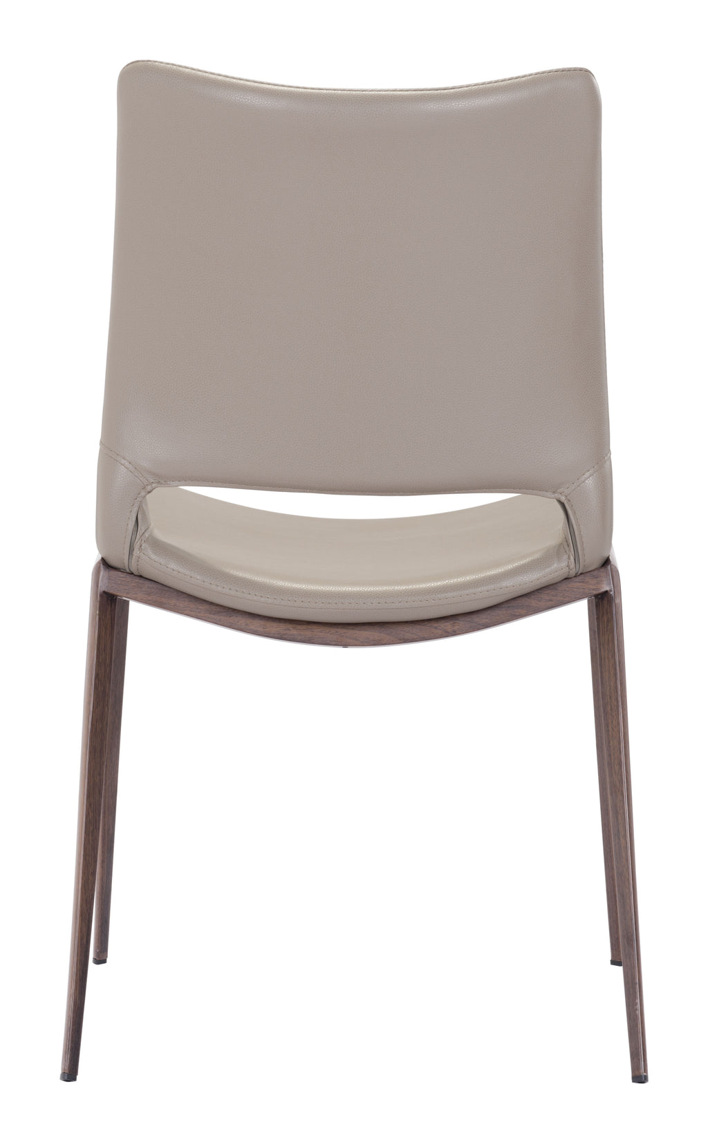 Zuo Ace Dining Chair Set of 2 – Brown & Walnut