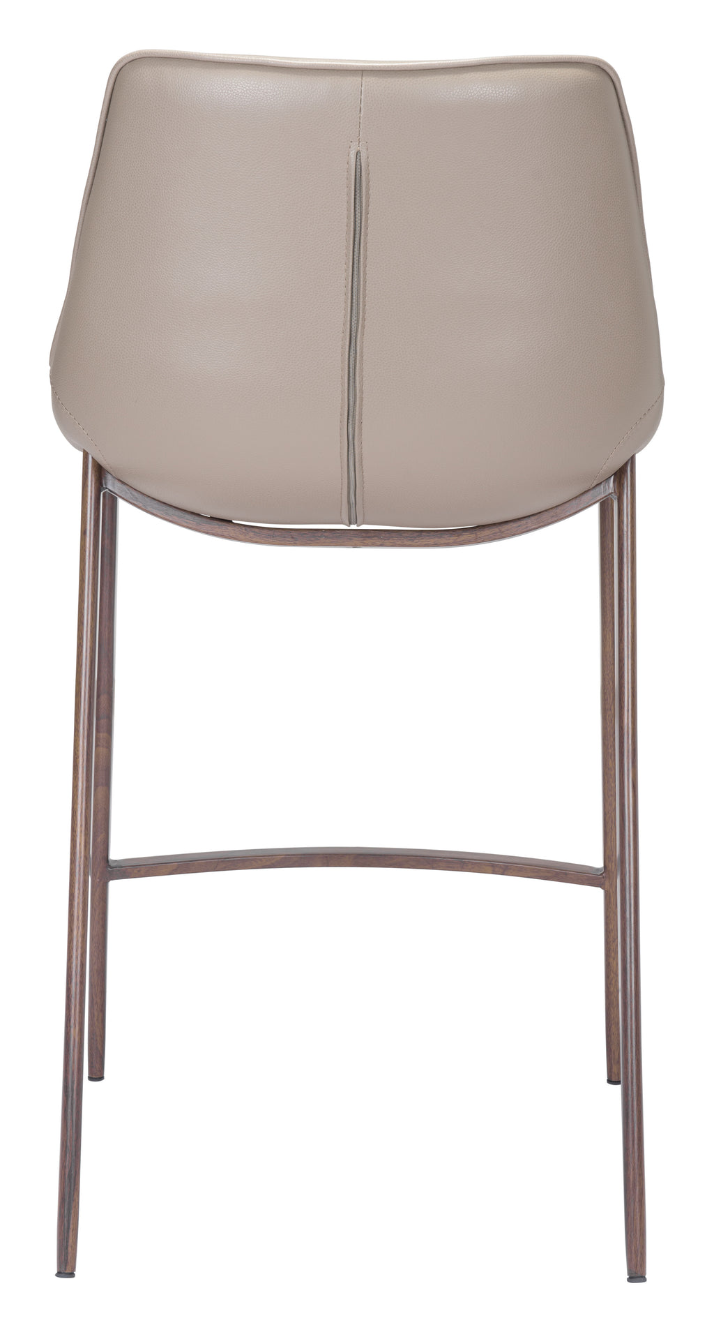 Zuo Magnus Counter Stool Set of 2 – Brown & Walnut