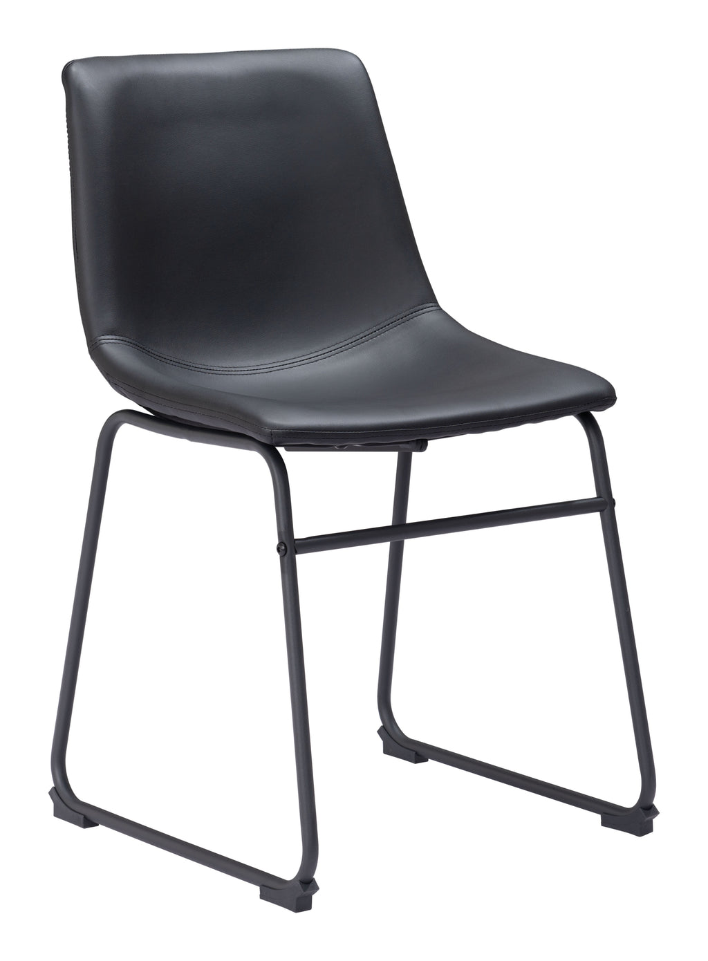 Zuo Smart Dining Chair Set of 2 – Black