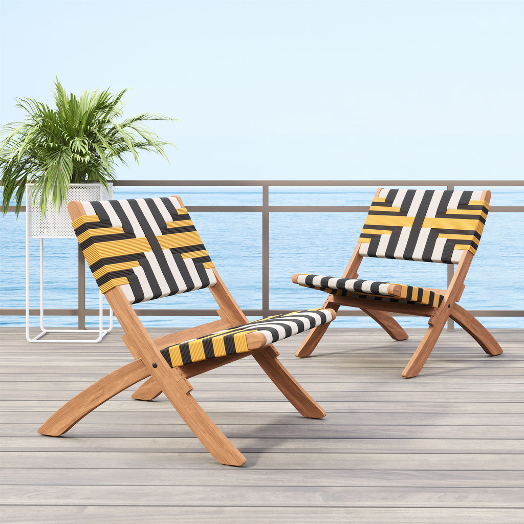 Zuo Sunbeam Outdoor Lounge Chair – Multicolor