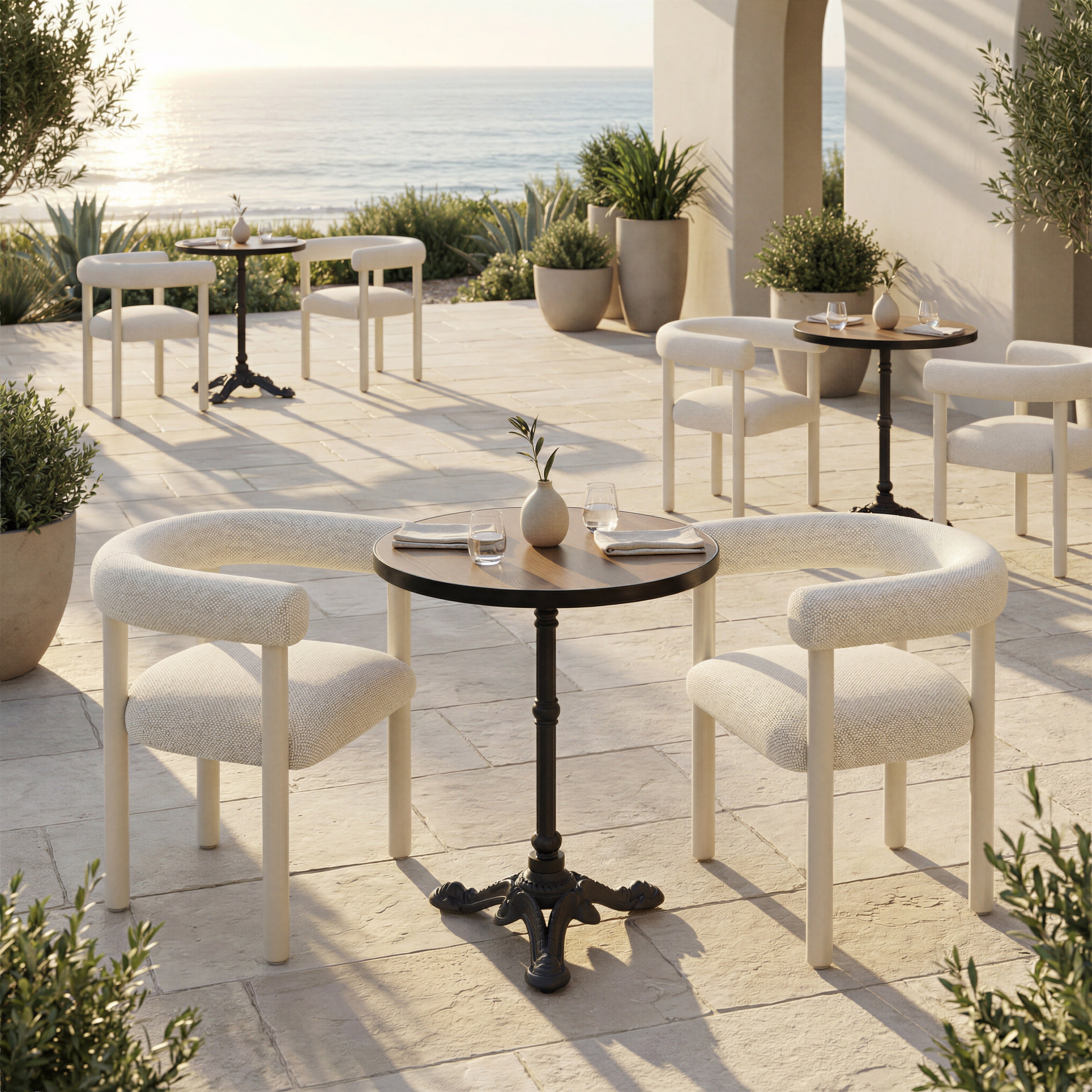 Zuo Gazebo Outdoor Dining Table – Walnut