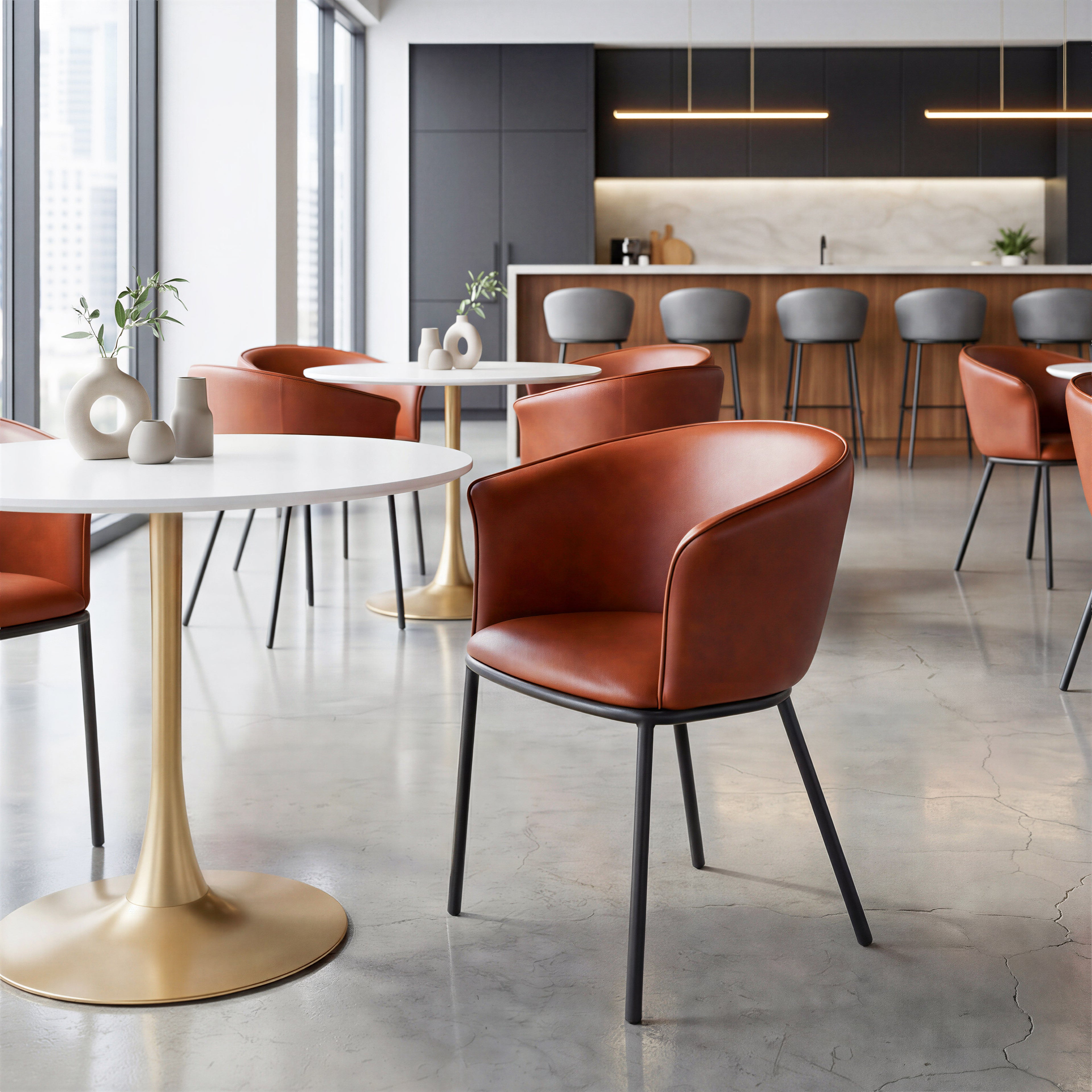 Zuo Garston Dining Chair – Brown