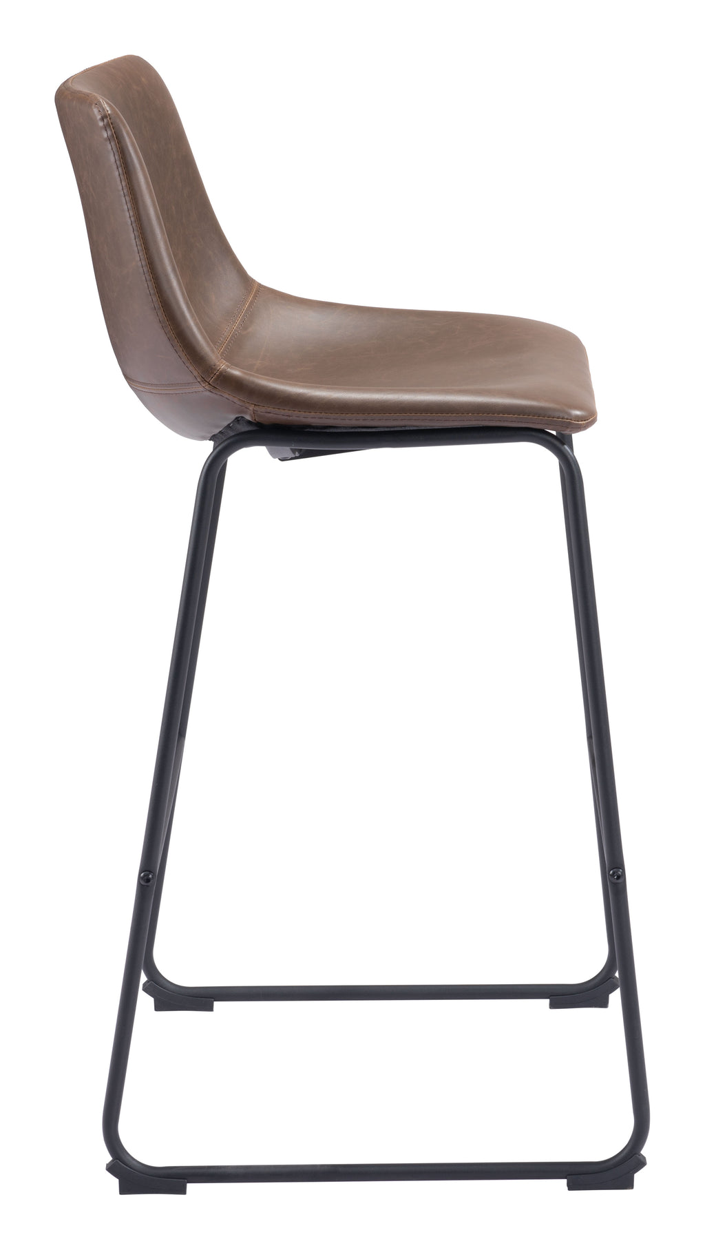 Zuo Smart Barstool Set of 2 – Vintage Espresso