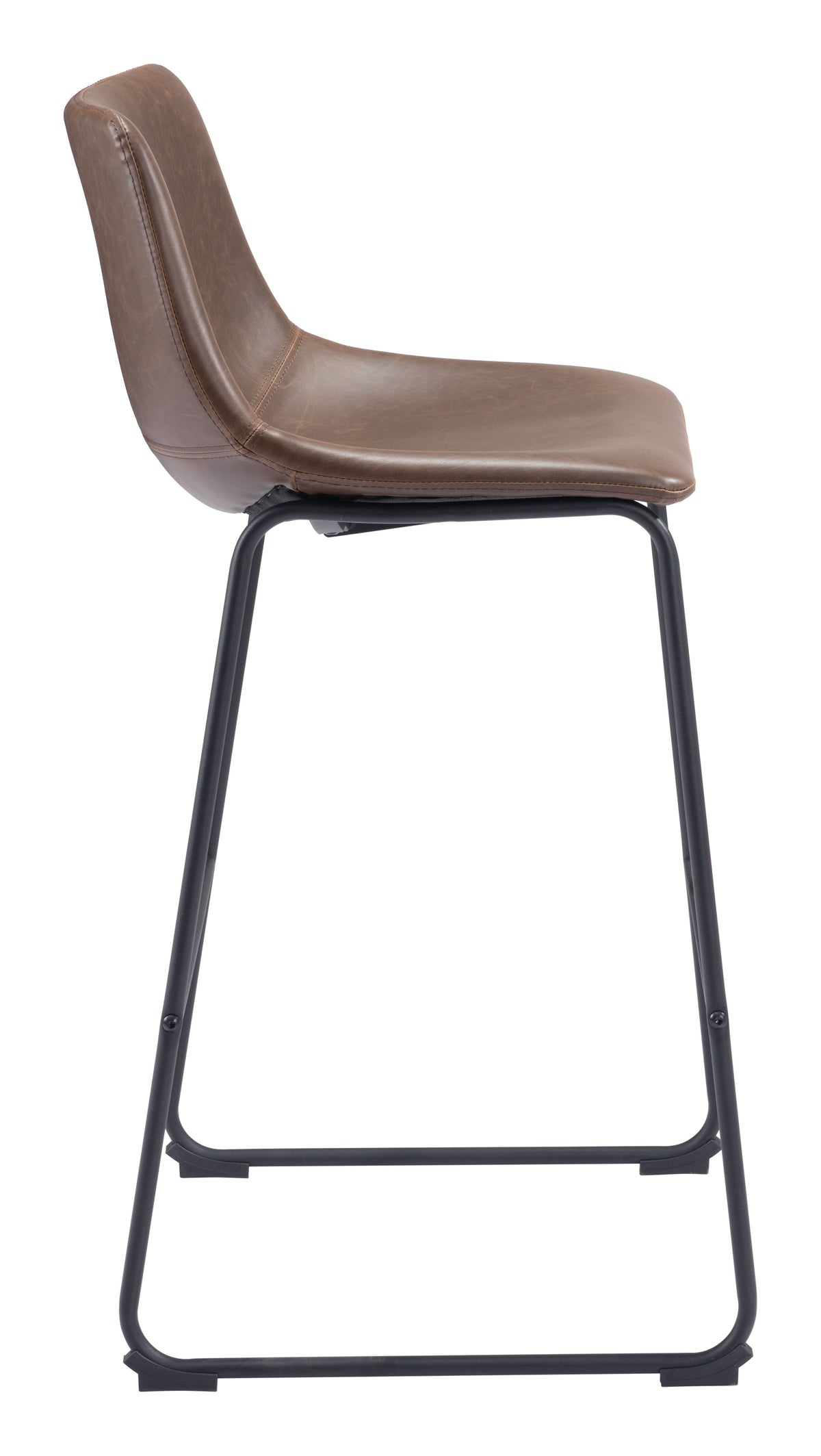 Zuo Smart Barstool Set of 2 – Vintage Espresso