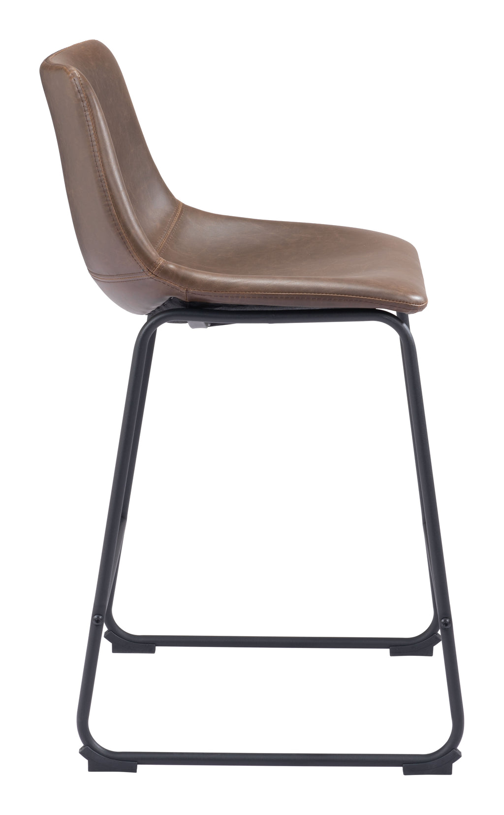 Zuo Smart Counter Stool Set of 2 – Vintage Espresso