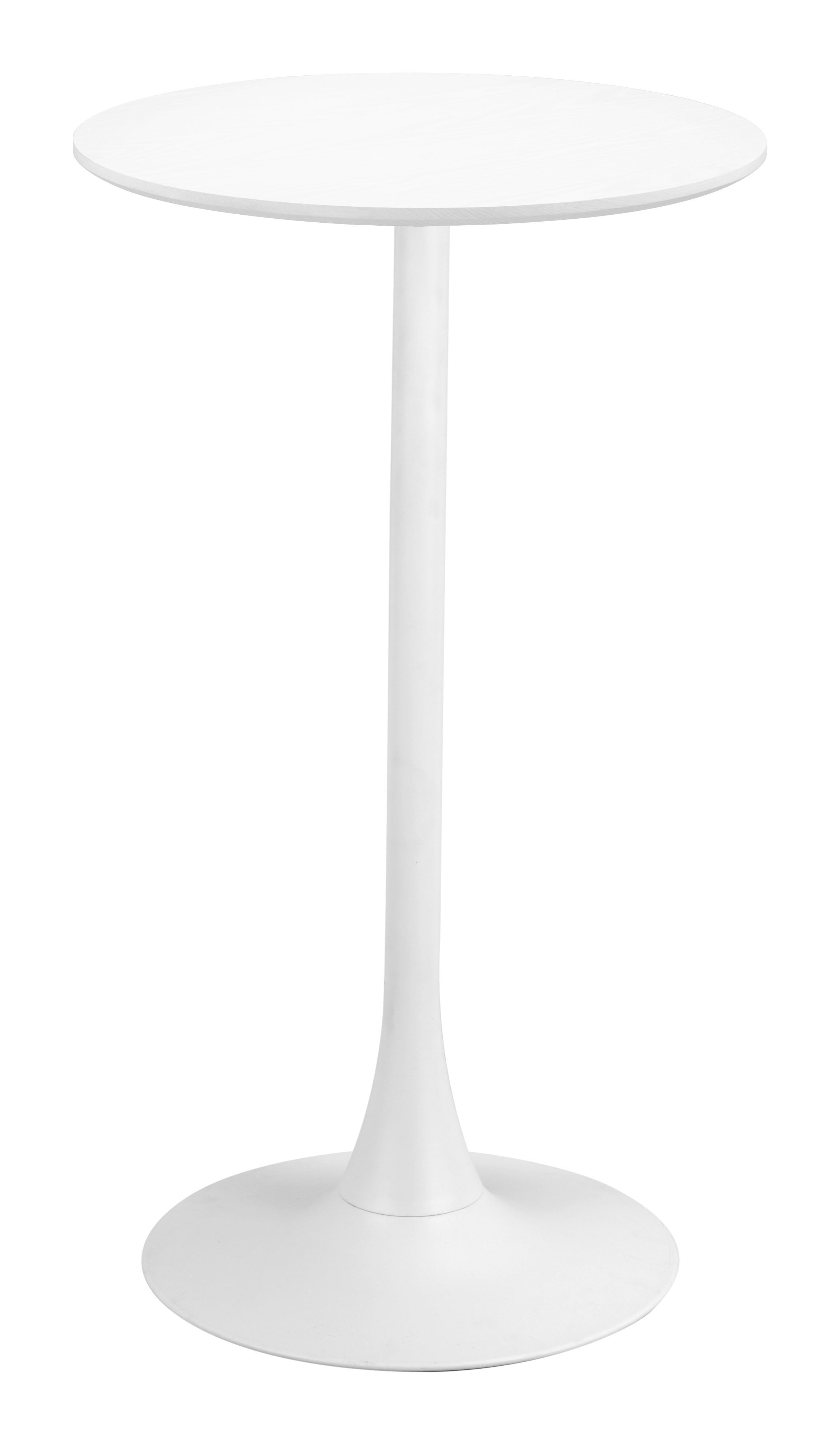 Zuo Auray Pedestal Bar Table – White