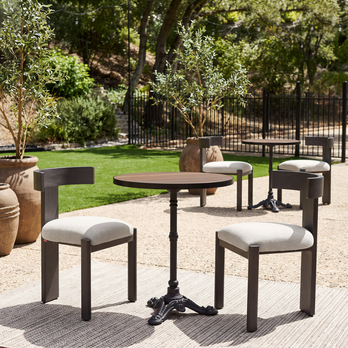Zuo Gazebo Outdoor Dining Table – Walnut
