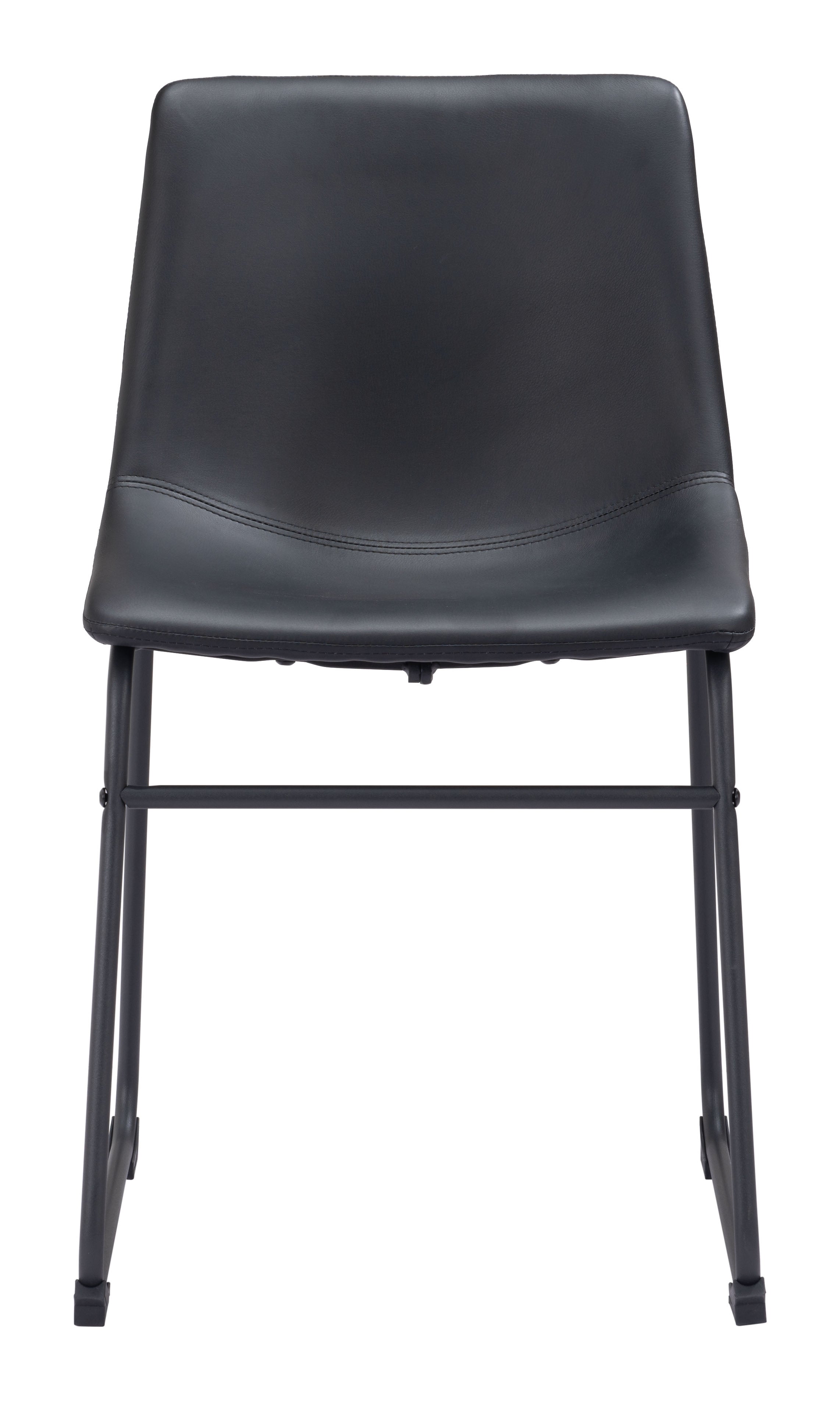Zuo Smart Dining Chair Set of 2 – Black