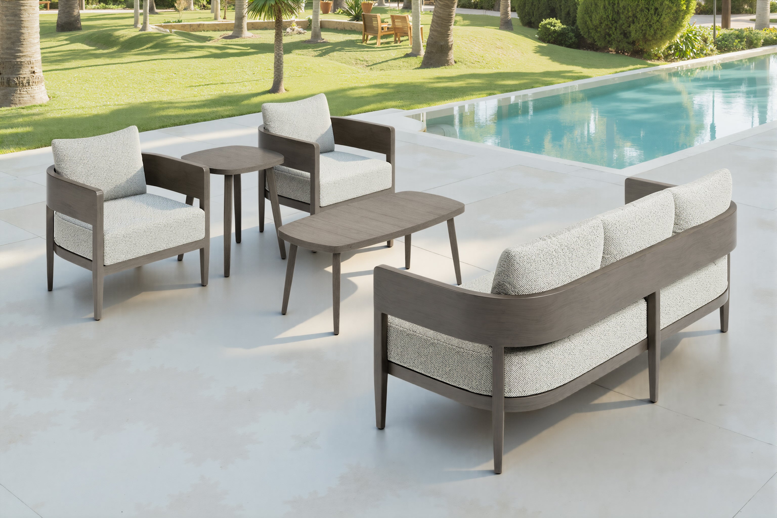 Zuo Foret Side Table Brown