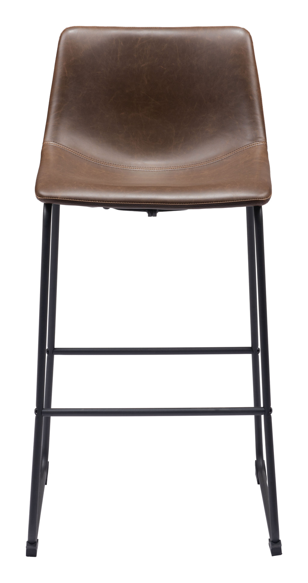 Zuo Smart Barstool Set of 2 – Vintage Espresso
