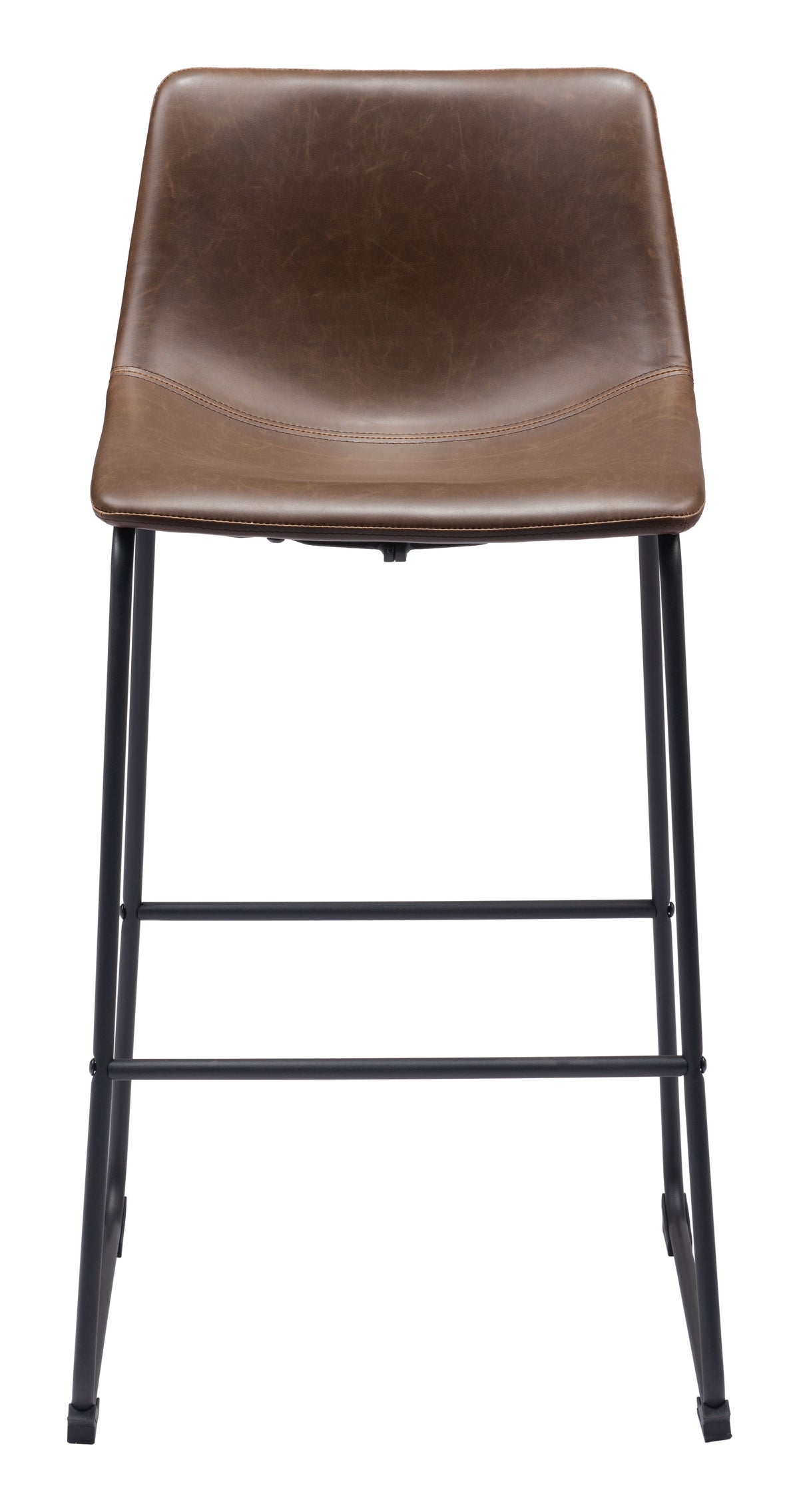 Zuo Smart Barstool Set of 2 – Vintage Espresso