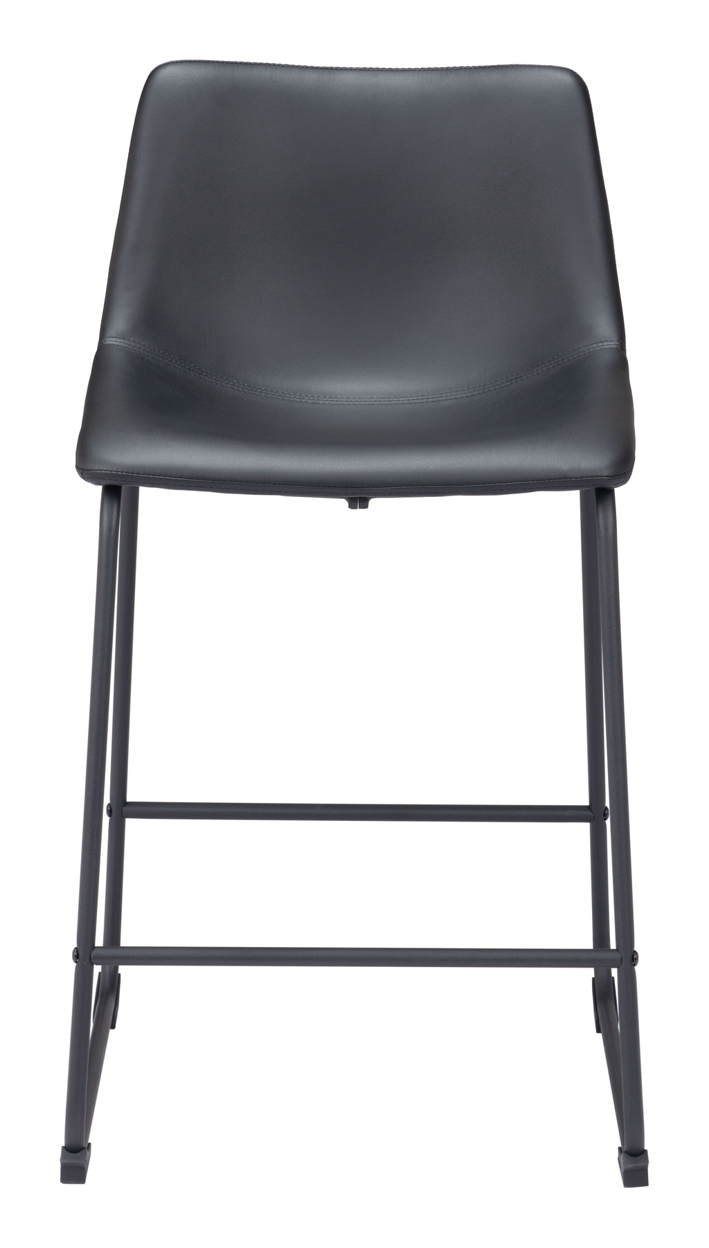 Zuo Smart Counter Stool Set of 2 – Black