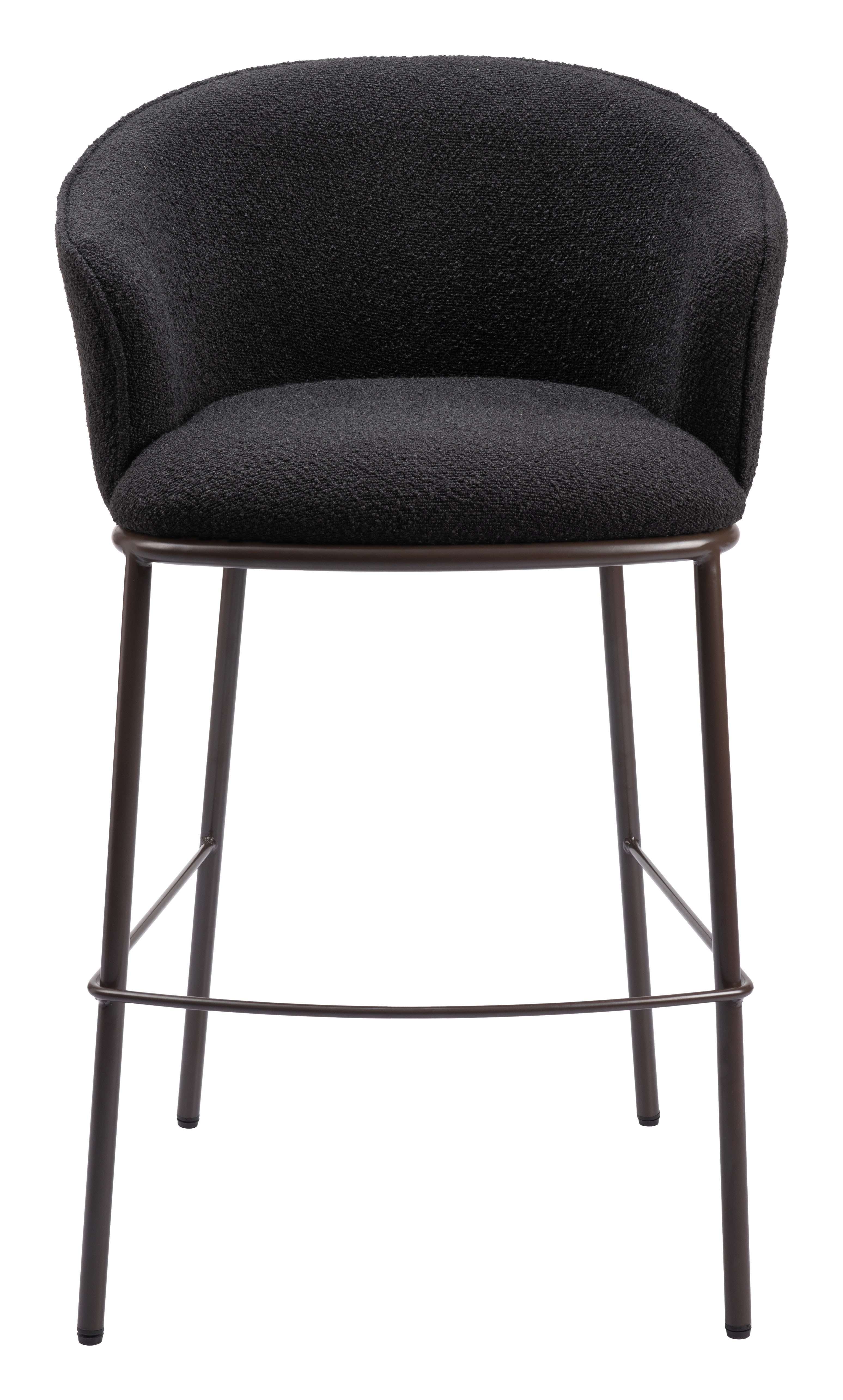 Zuo Essen Barstool – Black & Bronze