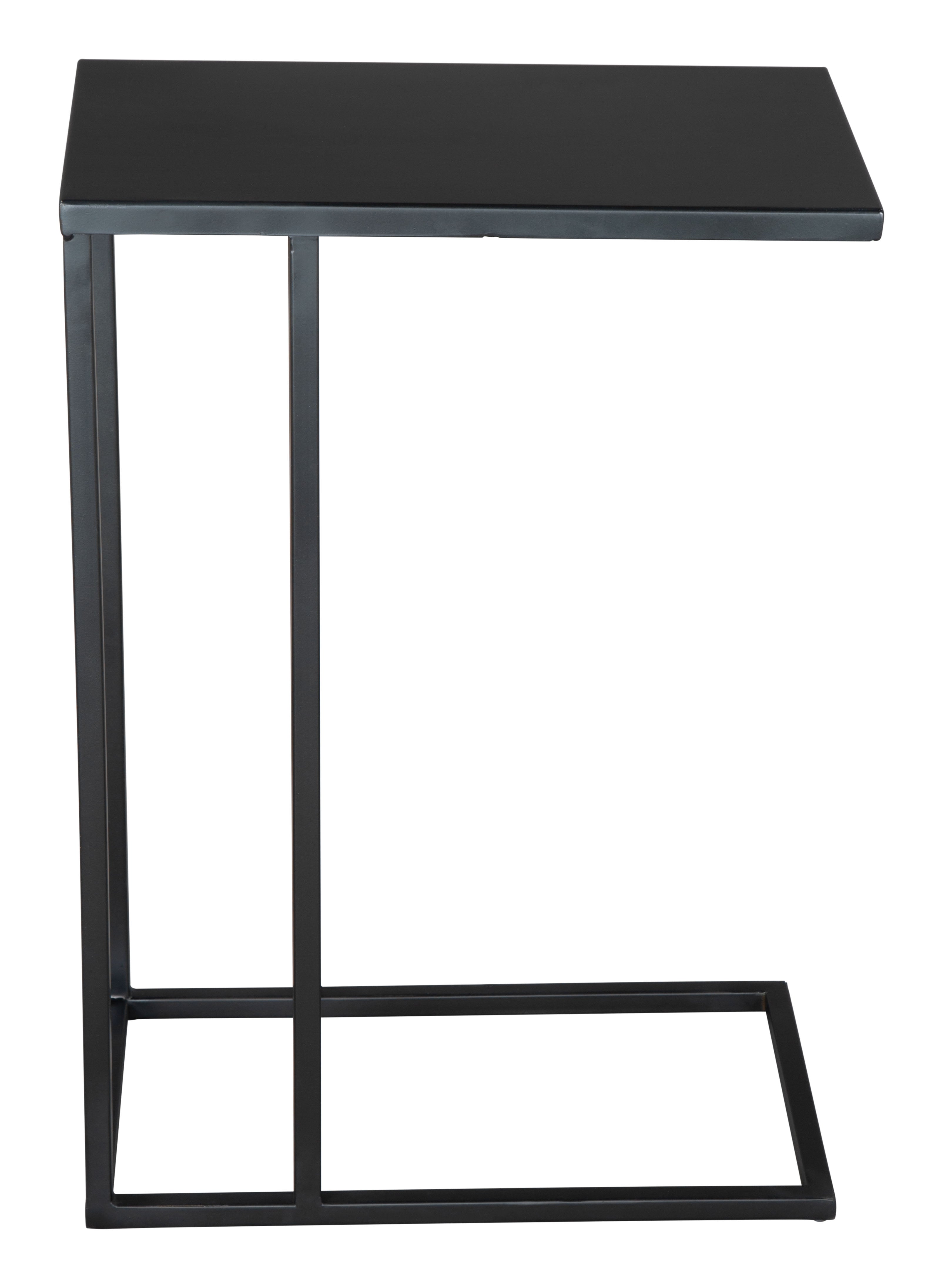 Zuo Atom C-Shape Side Table – Black