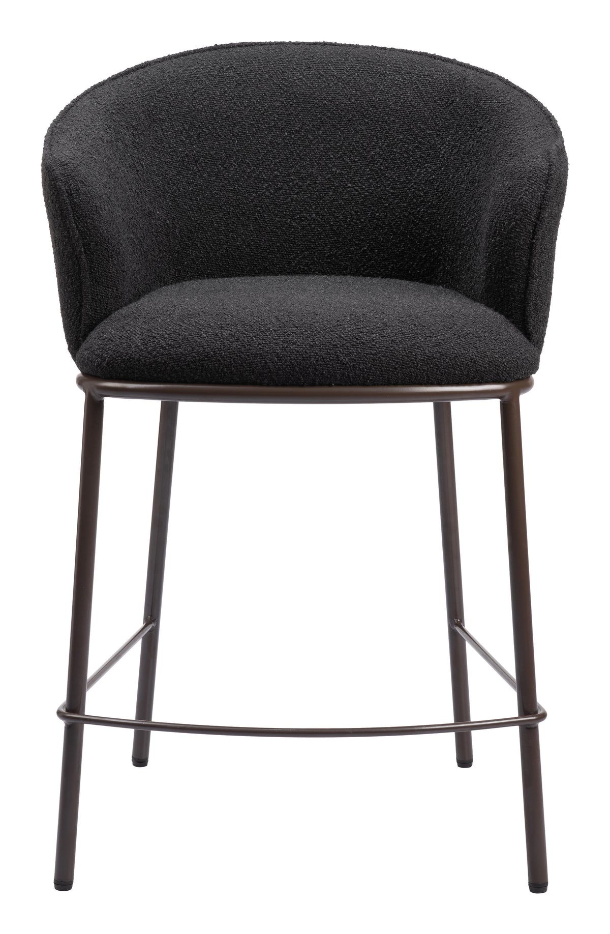 Zuo Essen Counter Stool – Black & Bronze