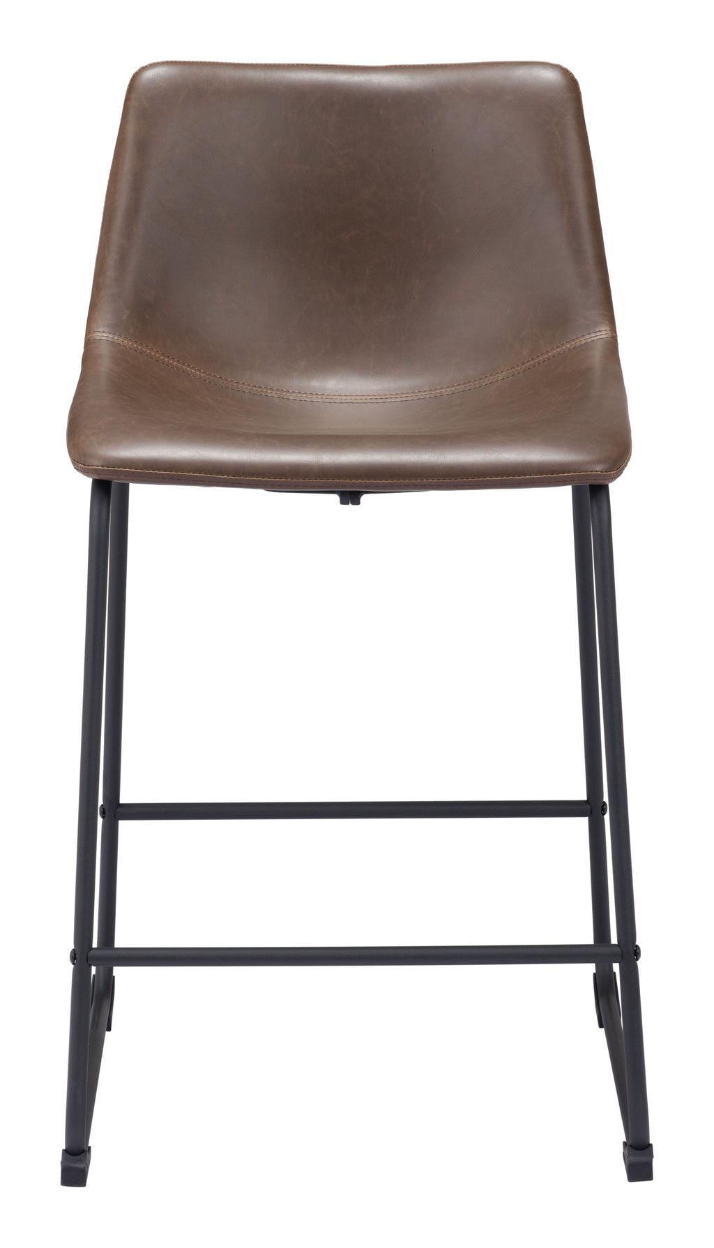 Zuo Smart Counter Stool Set of 2 – Vintage Espresso