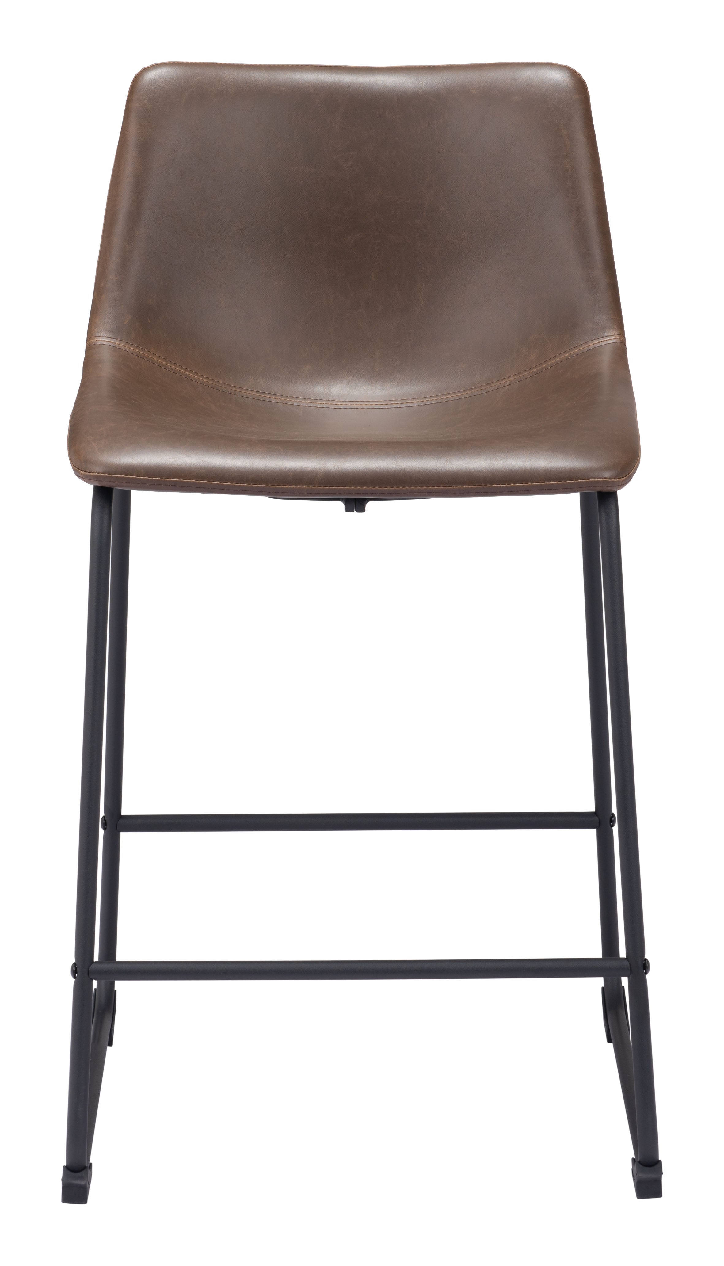 Zuo Smart Counter Stool Set of 2 – Vintage Espresso