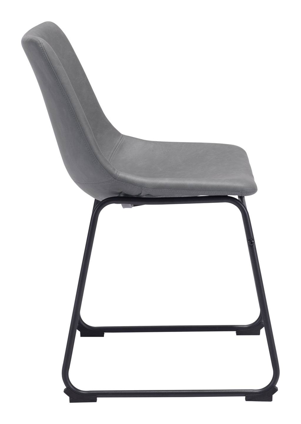 Zuo Smart Dining Chair Set of 2 – Charcoal