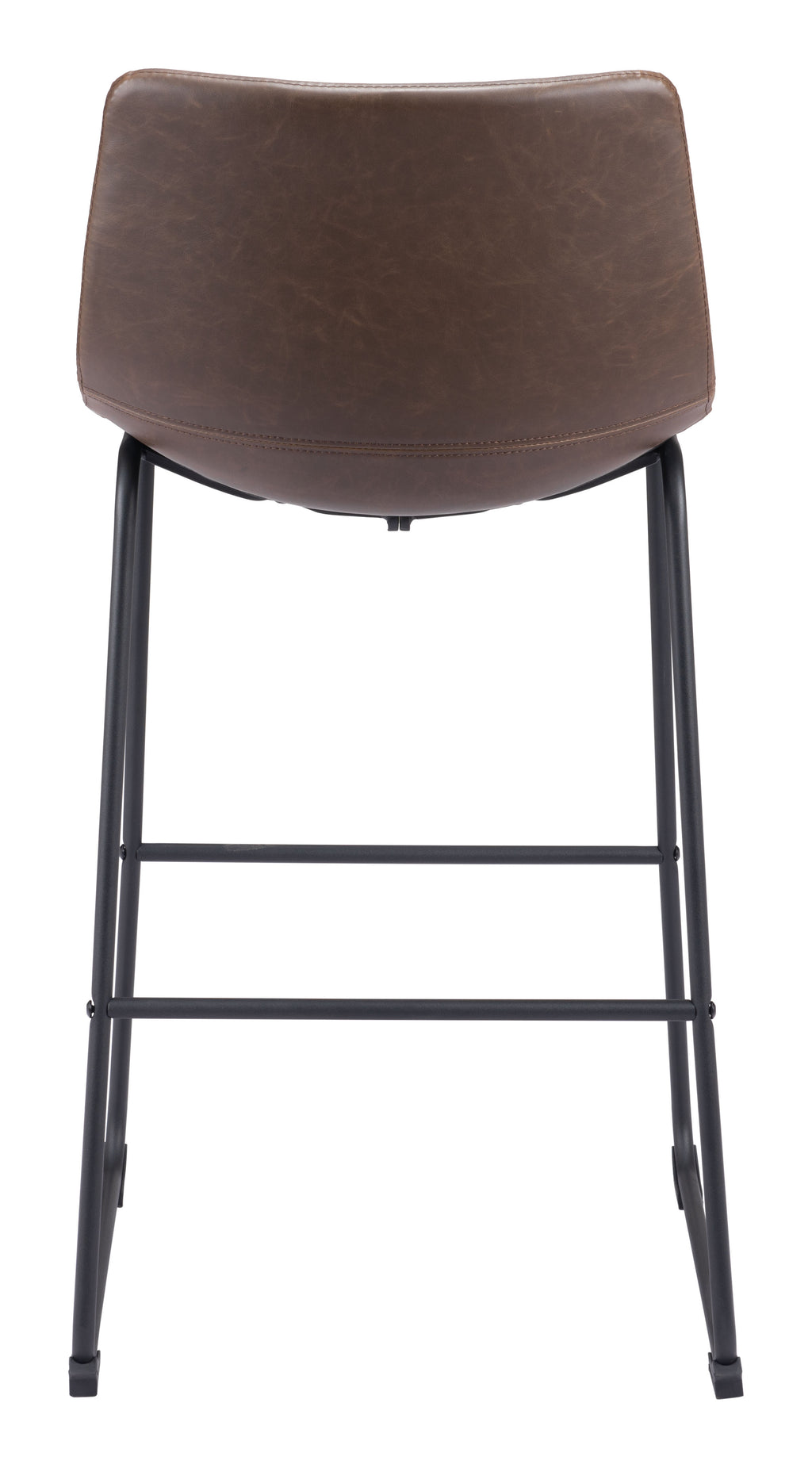 Zuo Smart Barstool Set of 2 – Vintage Espresso