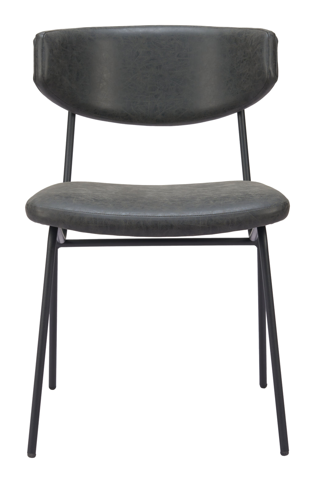 Zuo Charon Dining Chair Set of 2 – Vintage Black