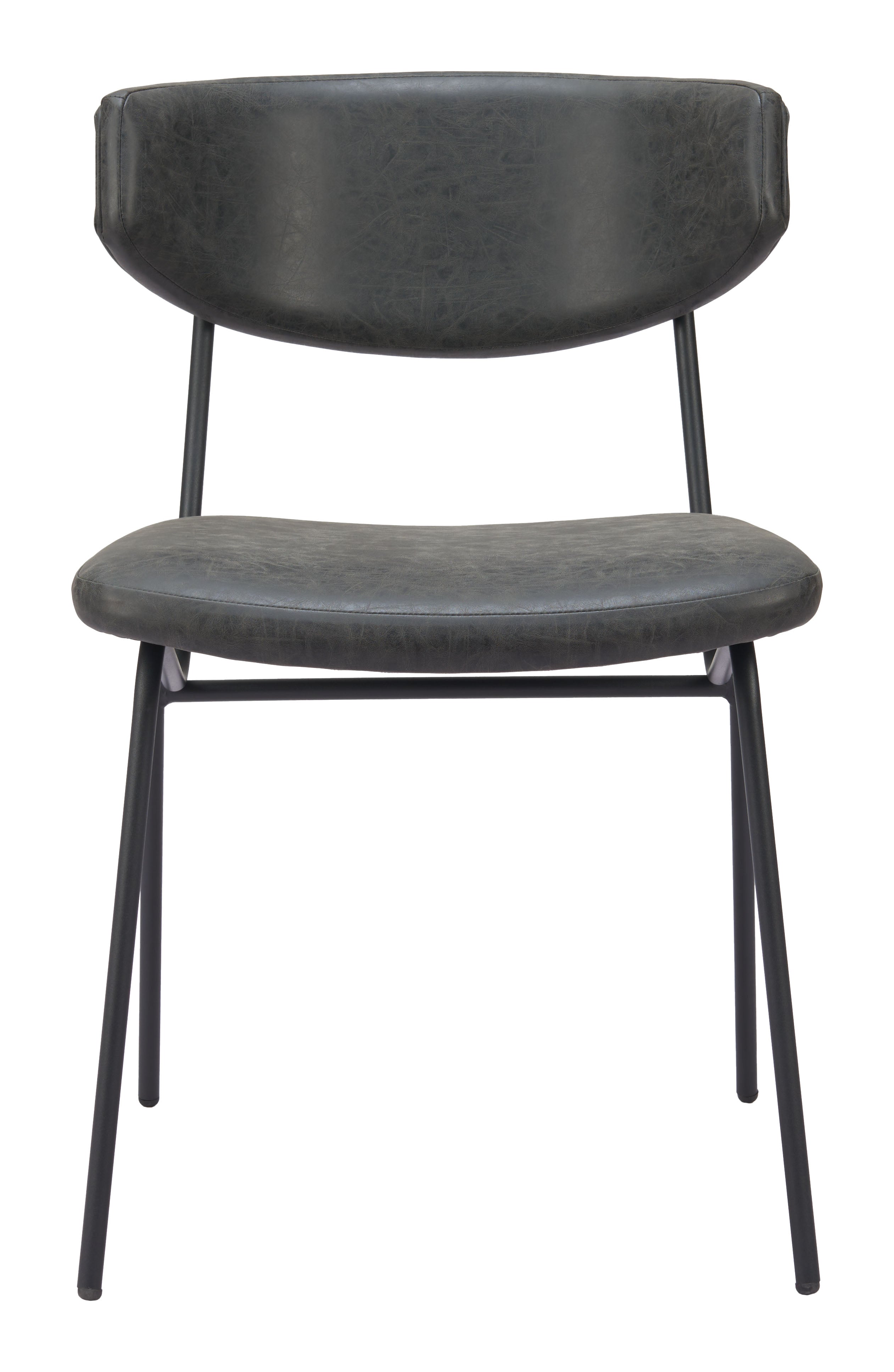 Zuo Charon Dining Chair Set of 2 – Vintage Black