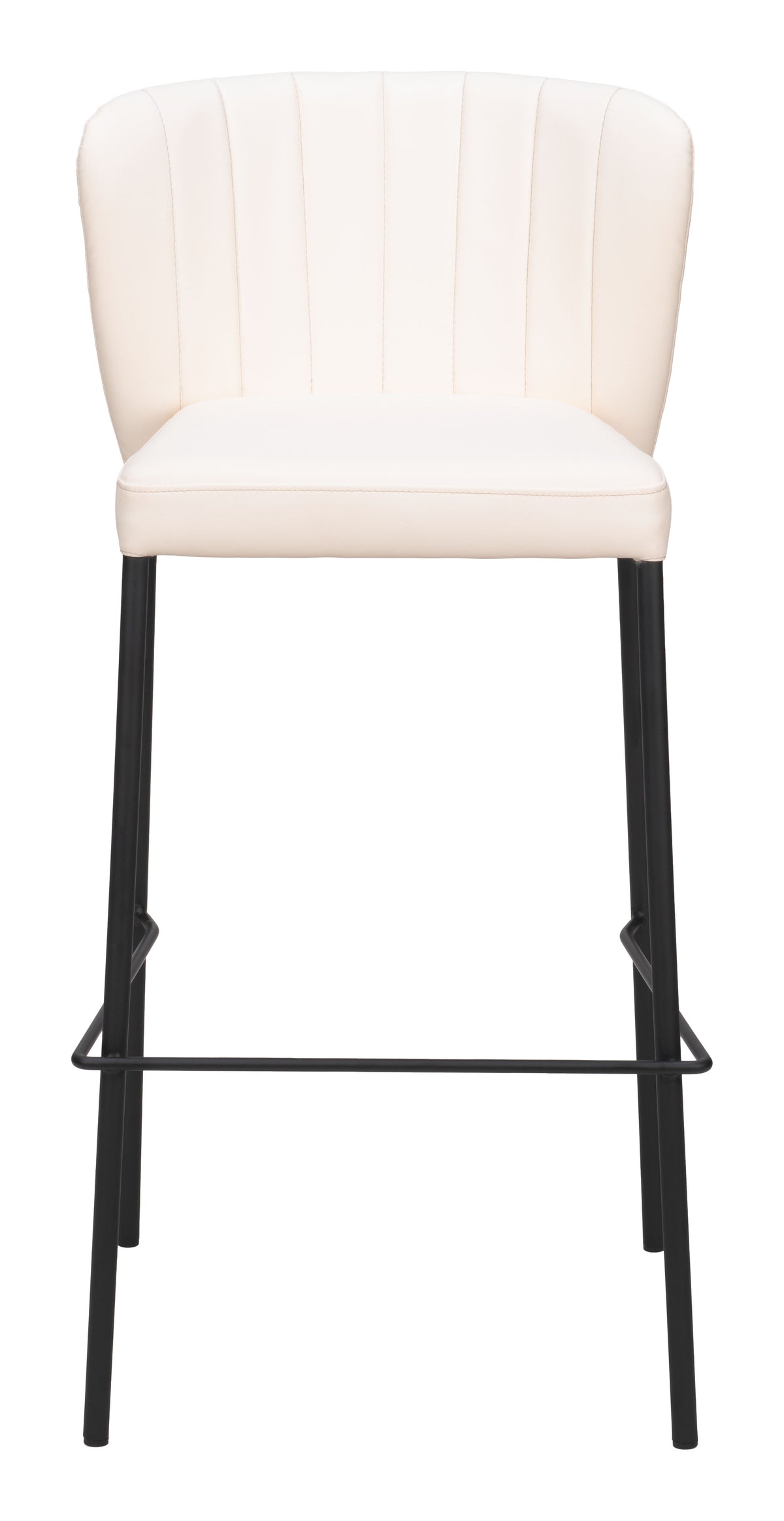 Zuo Linz Barstool Set of 2 – Cream