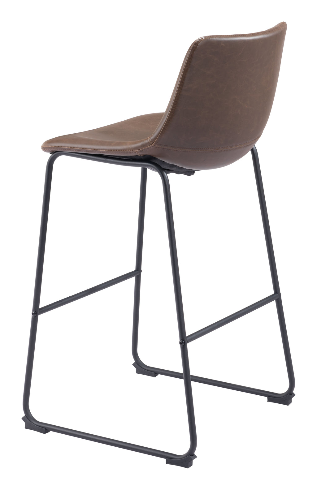 Zuo Smart Barstool Set of 2 – Vintage Espresso