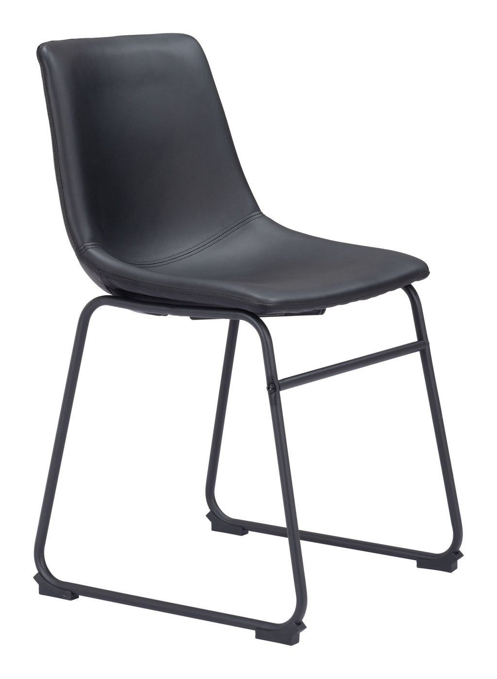 Zuo Smart Dining Chair Set of 2 – Black