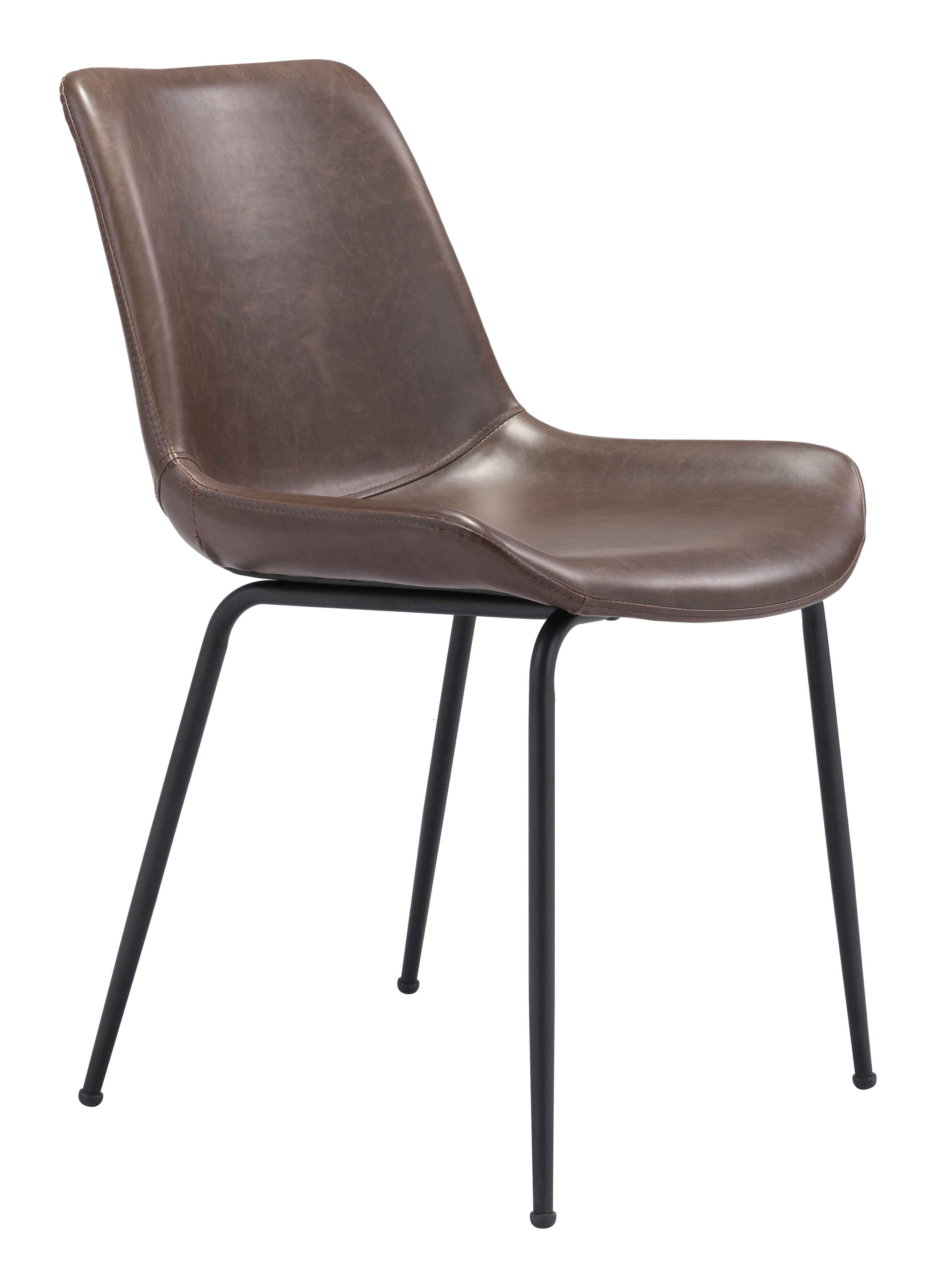 Zuo Byron Dining Chair Set of 2 – Brown