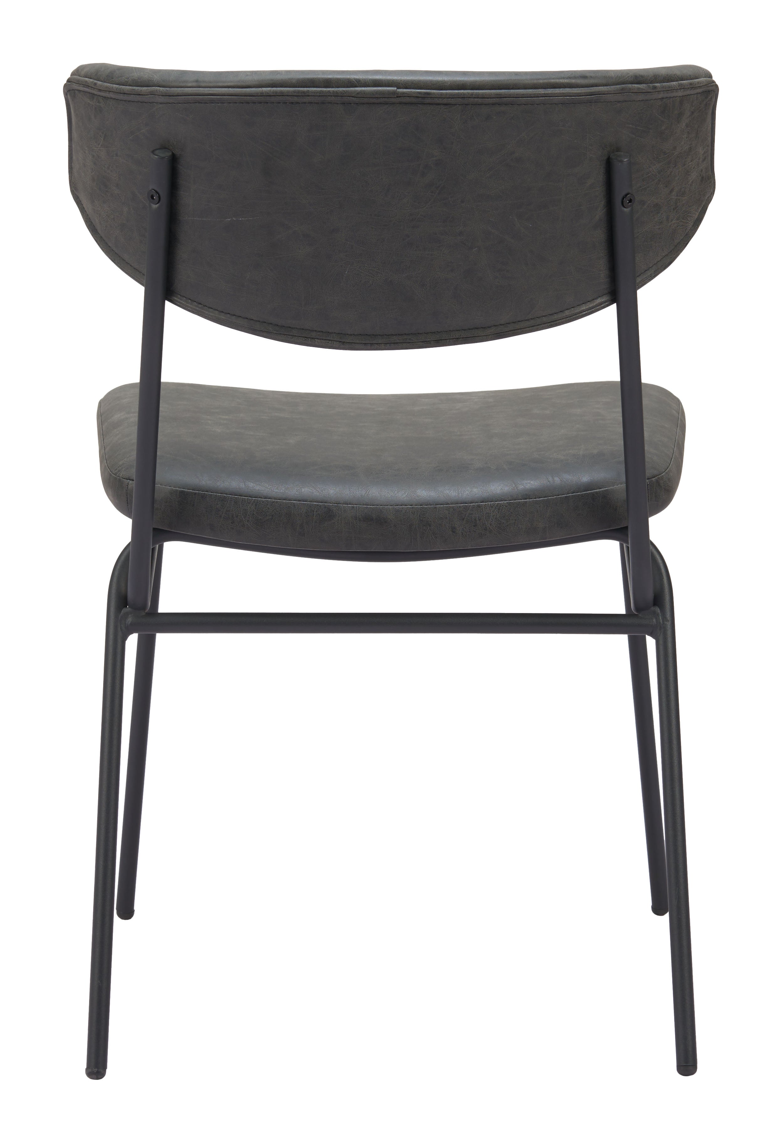 Zuo Charon Dining Chair Set of 2 – Vintage Black