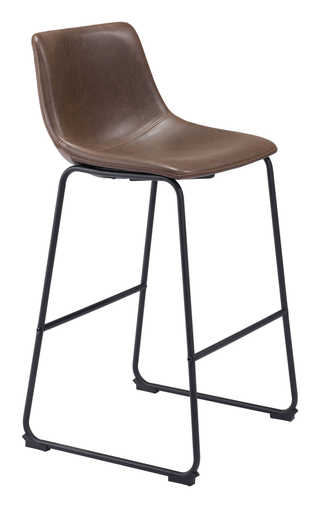 Zuo Smart Barstool Set of 2 – Vintage Espresso