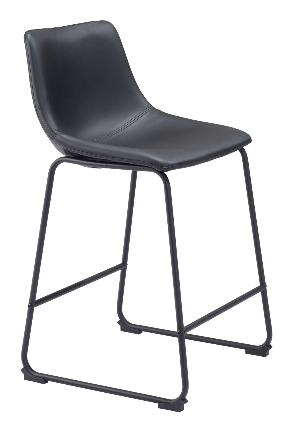Zuo Smart Counter Stool Set of 2 – Black