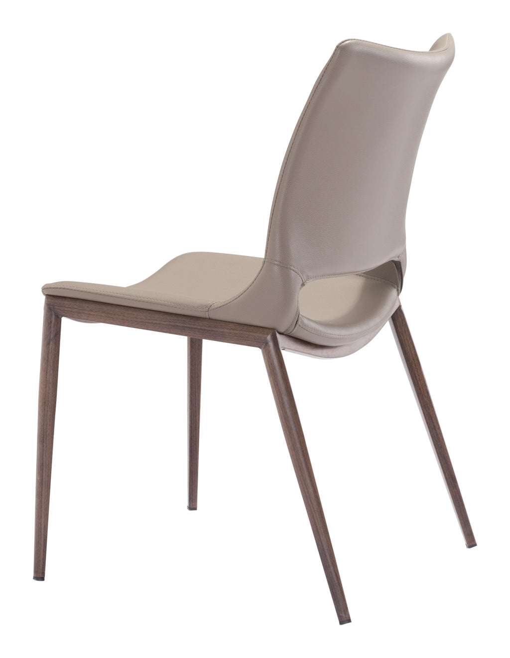 Zuo Ace Dining Chair Set of 2 – Brown & Walnut
