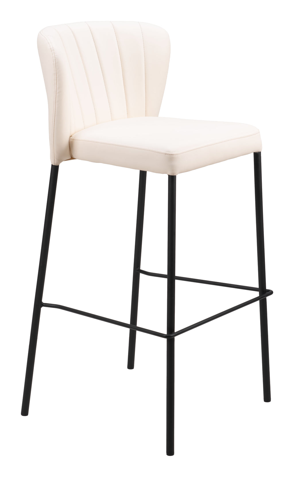 Zuo Linz Barstool Set of 2 – Cream