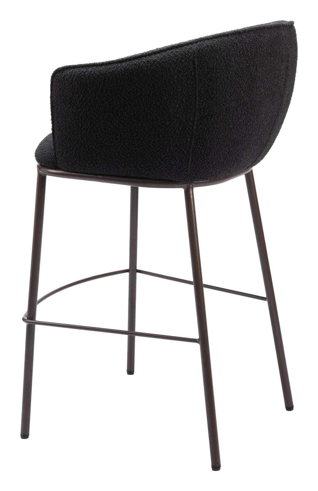 Zuo Essen Barstool – Black & Bronze