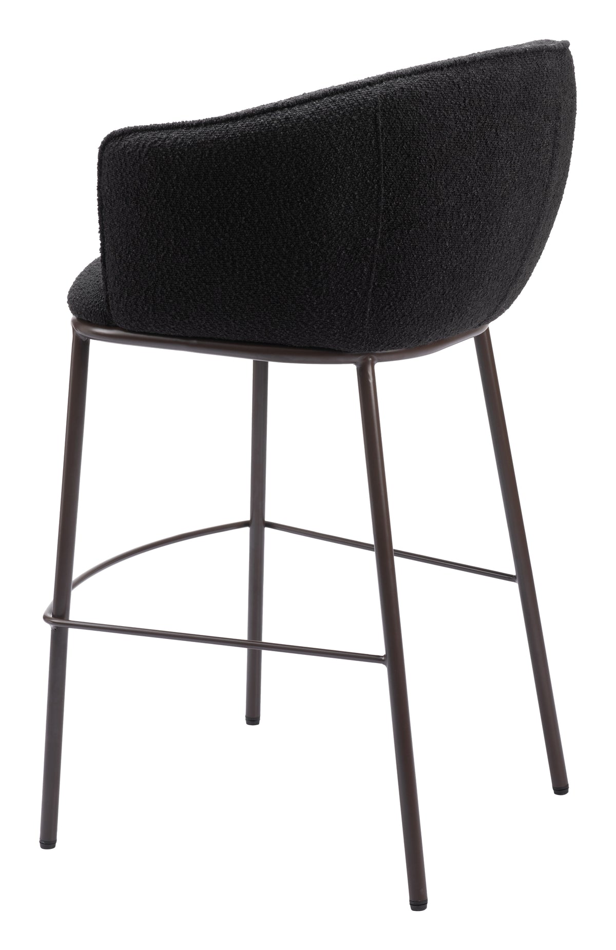 Zuo Essen Barstool – Black & Bronze