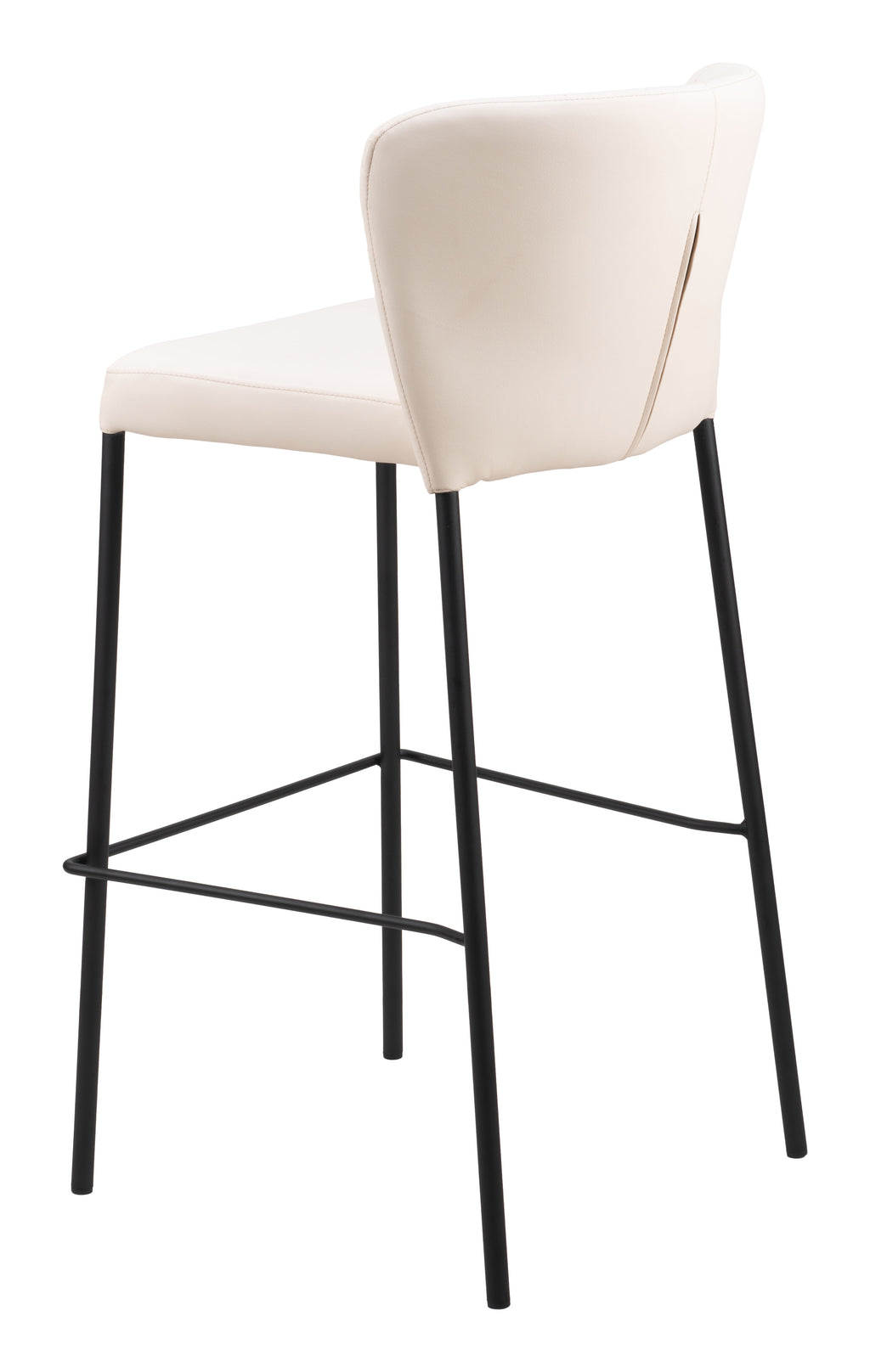 Zuo Linz Barstool Set of 2 – Cream