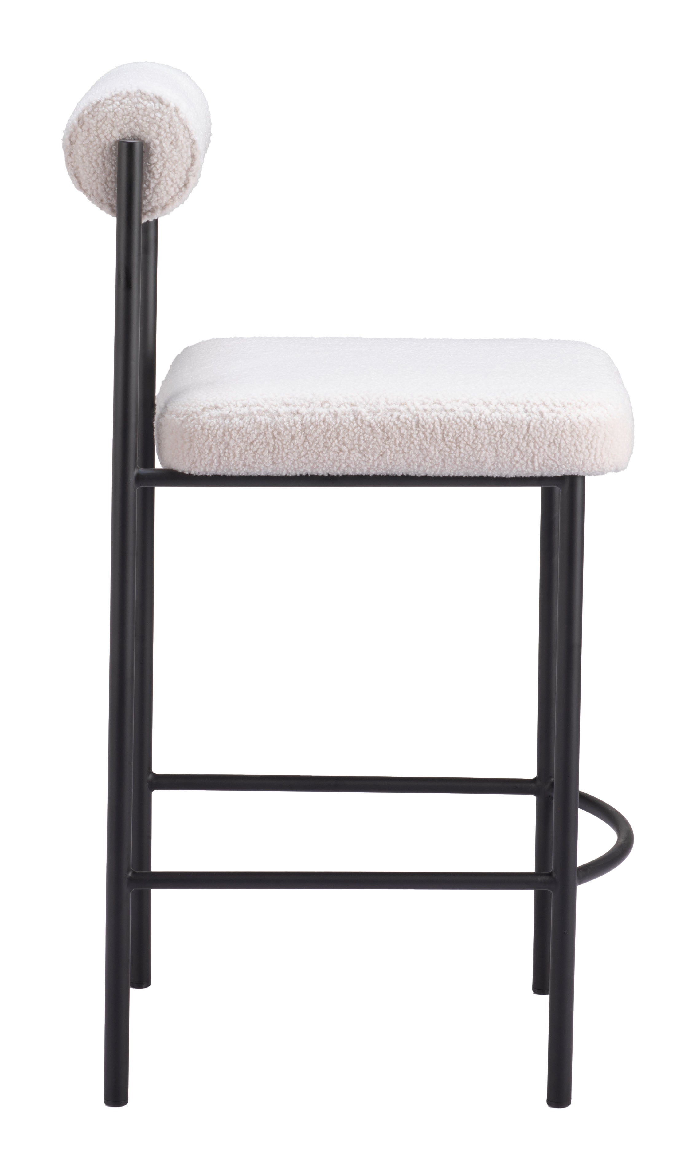 Zuo Livorno Counter Stool Set of 2 – Ivory