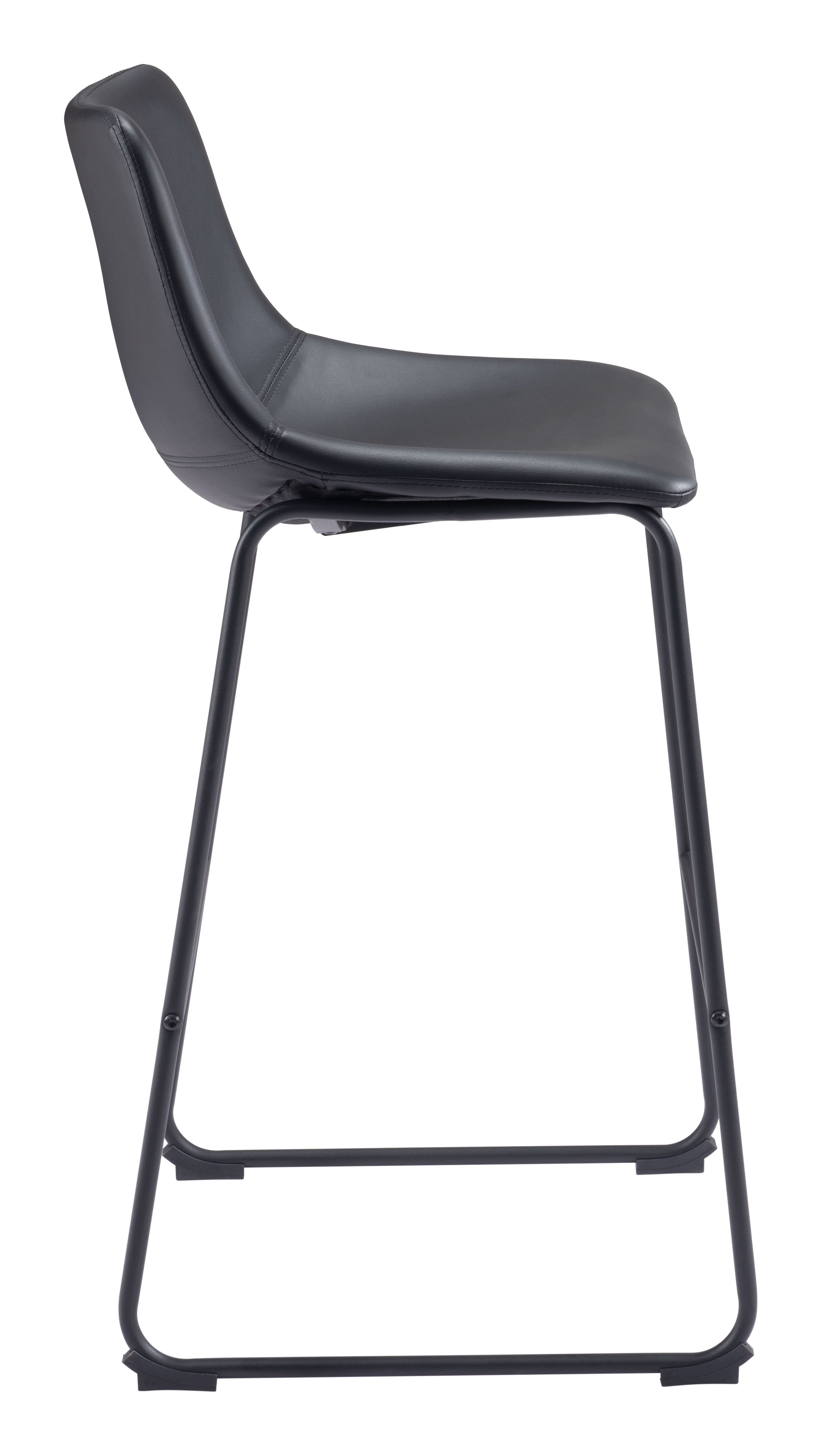 Zuo Smart Barstool Set of 2 – Black