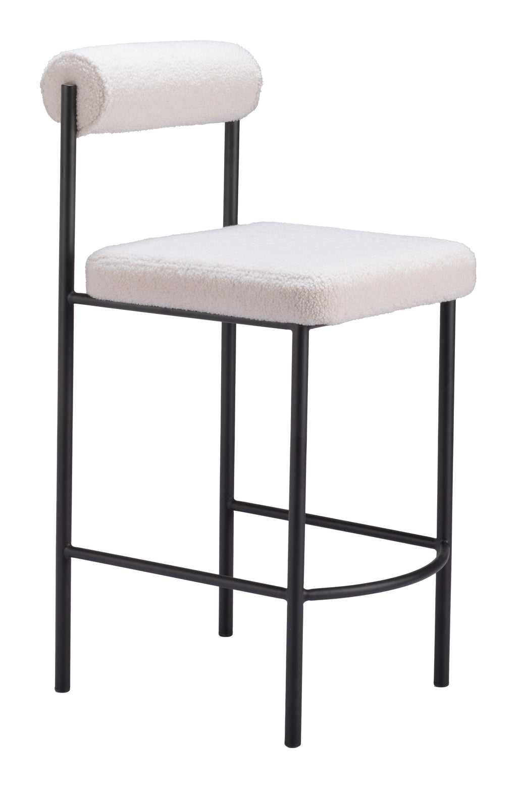 Zuo Livorno Counter Stool Set of 2 – Ivory