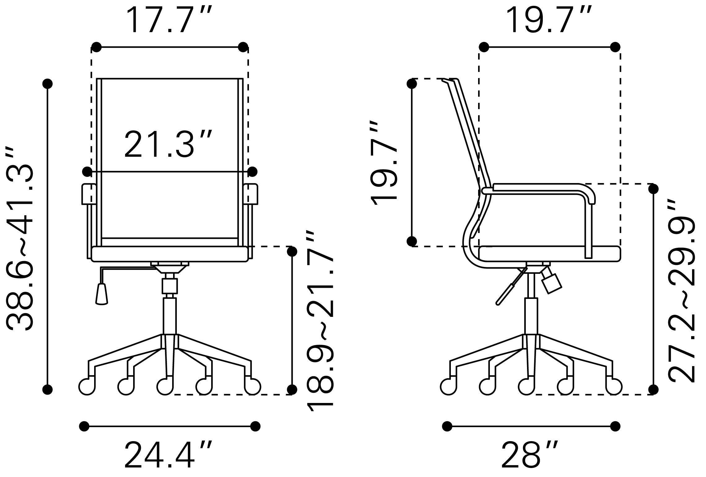 Zuo Auction Executive Office Chair – Espresso