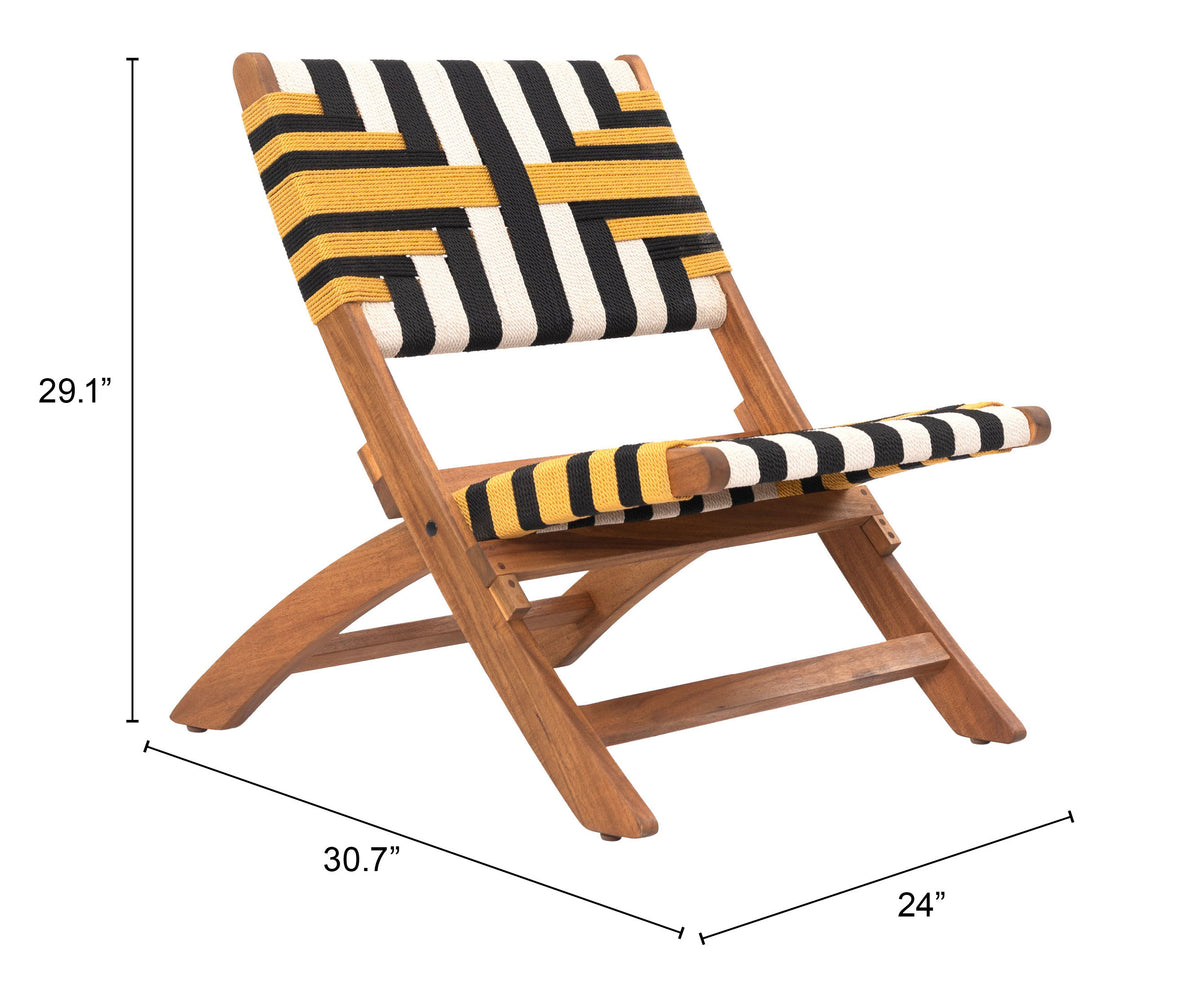 Zuo Sunbeam Outdoor Lounge Chair – Multicolor