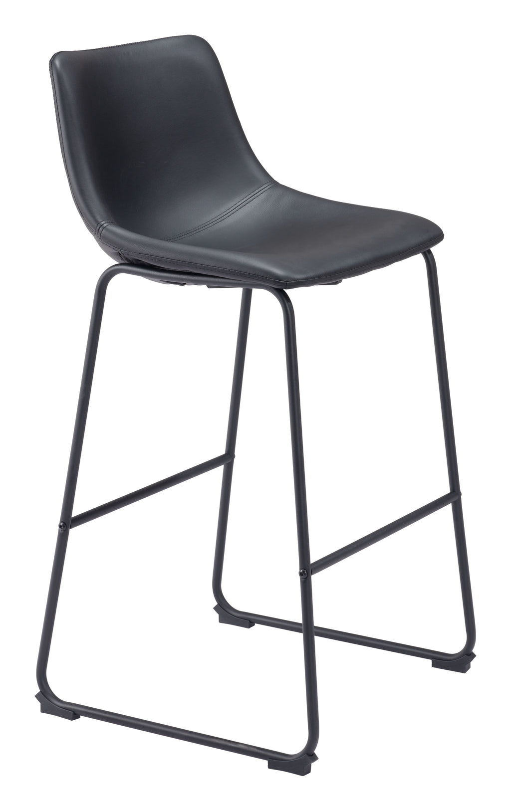 Zuo Smart Barstool Set of 2 – Black