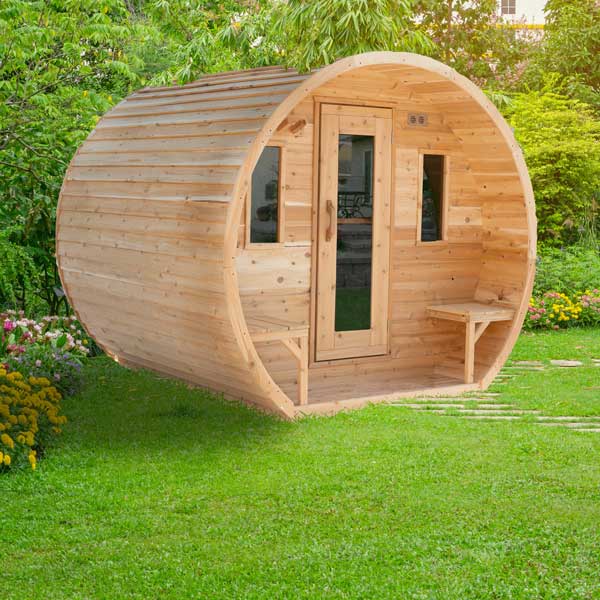 Leisurecraft CT Elation Barrel Sauna detail